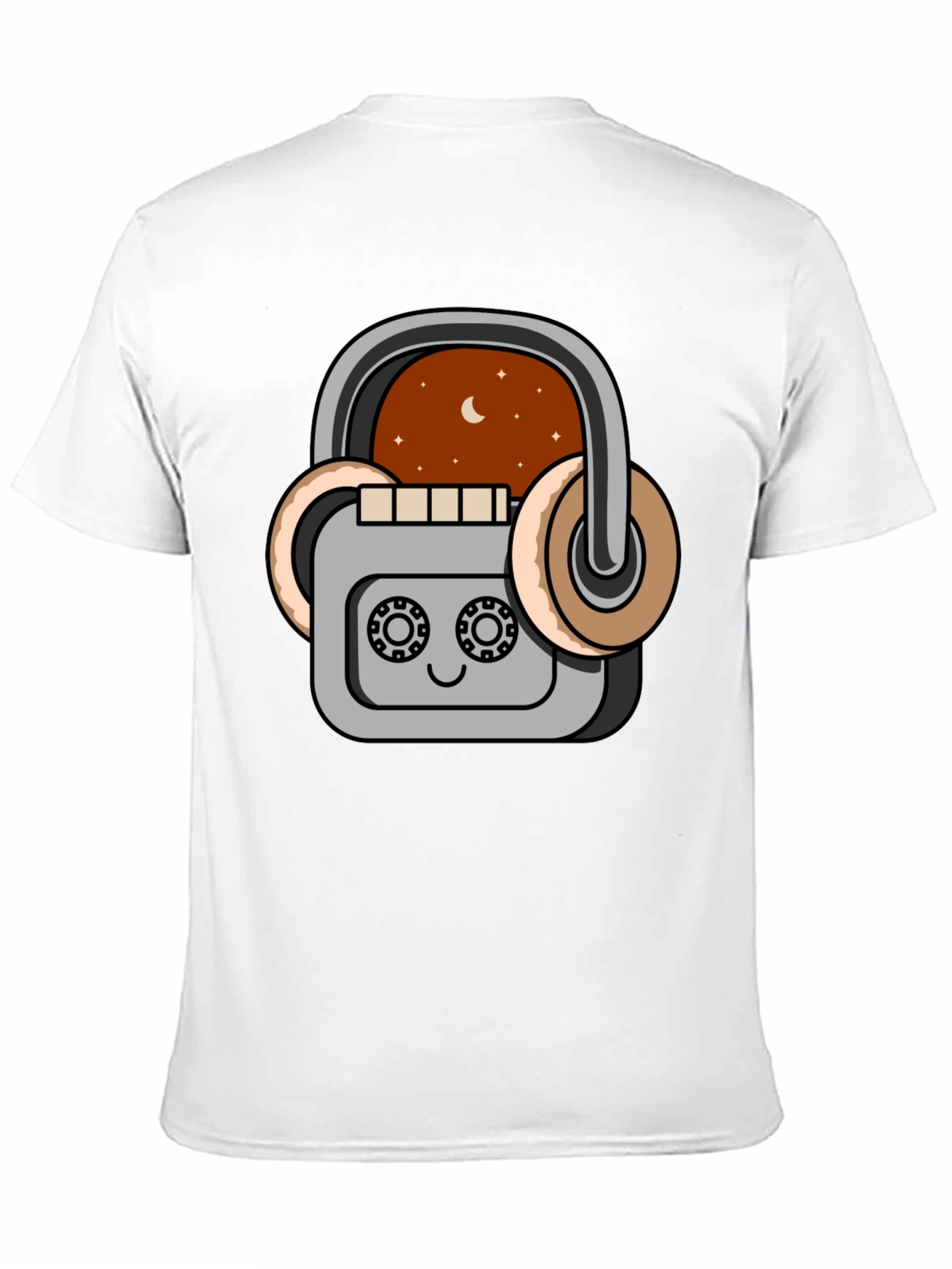 Retro Cassette Player Graphic T-Shirt - Music Lover Tee