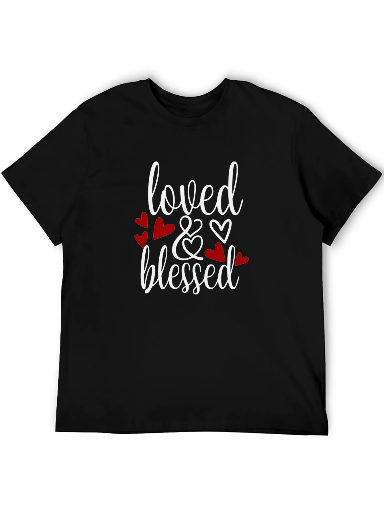 Loved & Blessed Black T-Shirt
