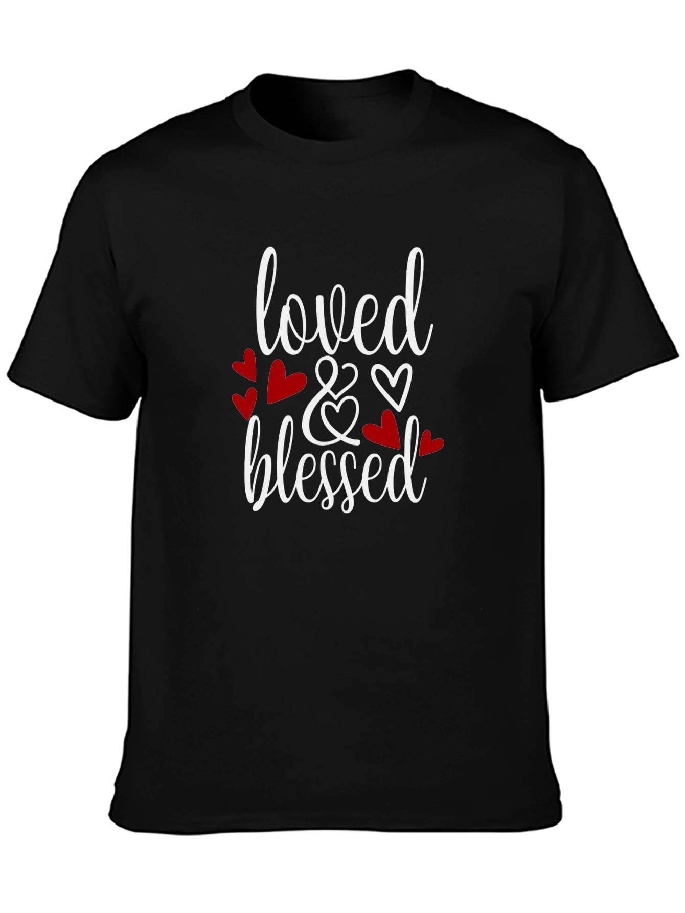 Loved & Blessed Black T-Shirt