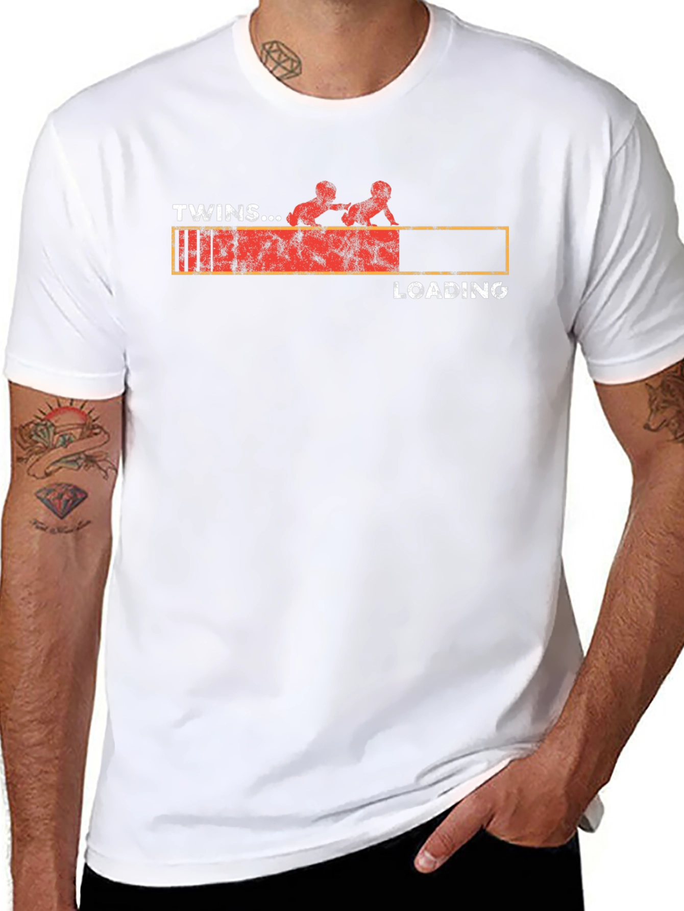 Twins Loading T-Shirt - Expecting Parents Tee