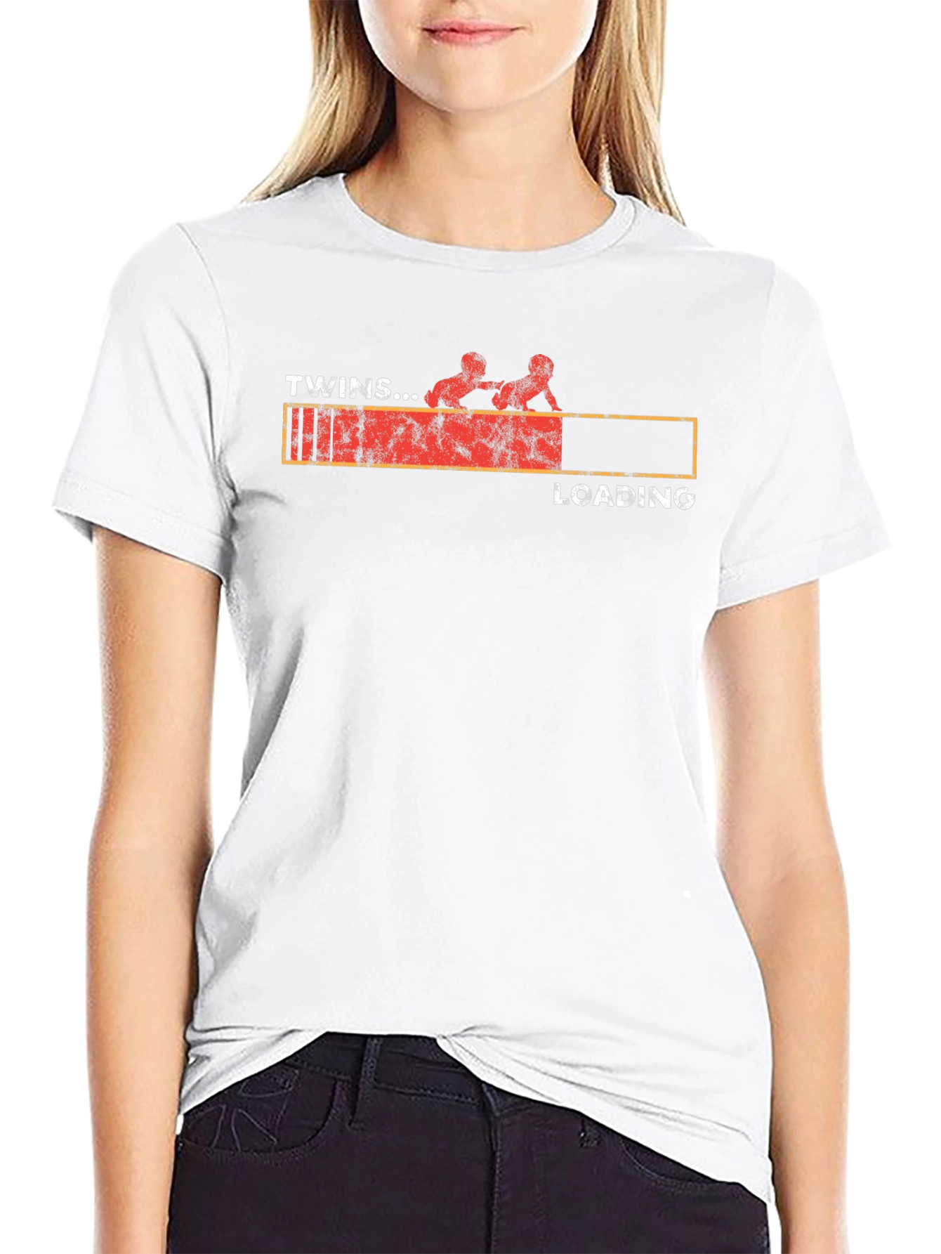 Twins Loading T-Shirt - Expecting Parents Tee