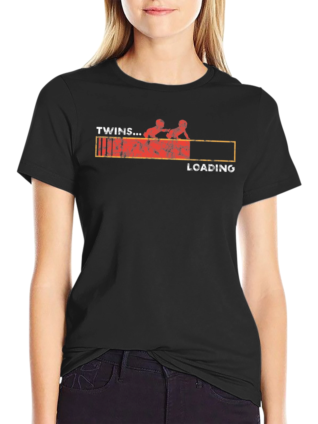 Twins Loading T-Shirt - Expecting Parents Tee