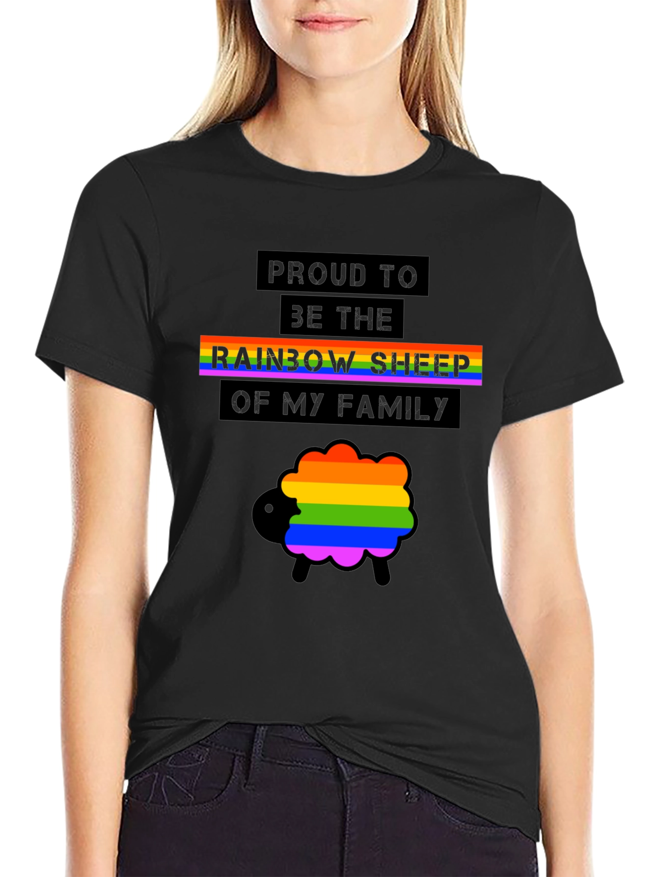 Rainbow Sheep Pride T-Shirt