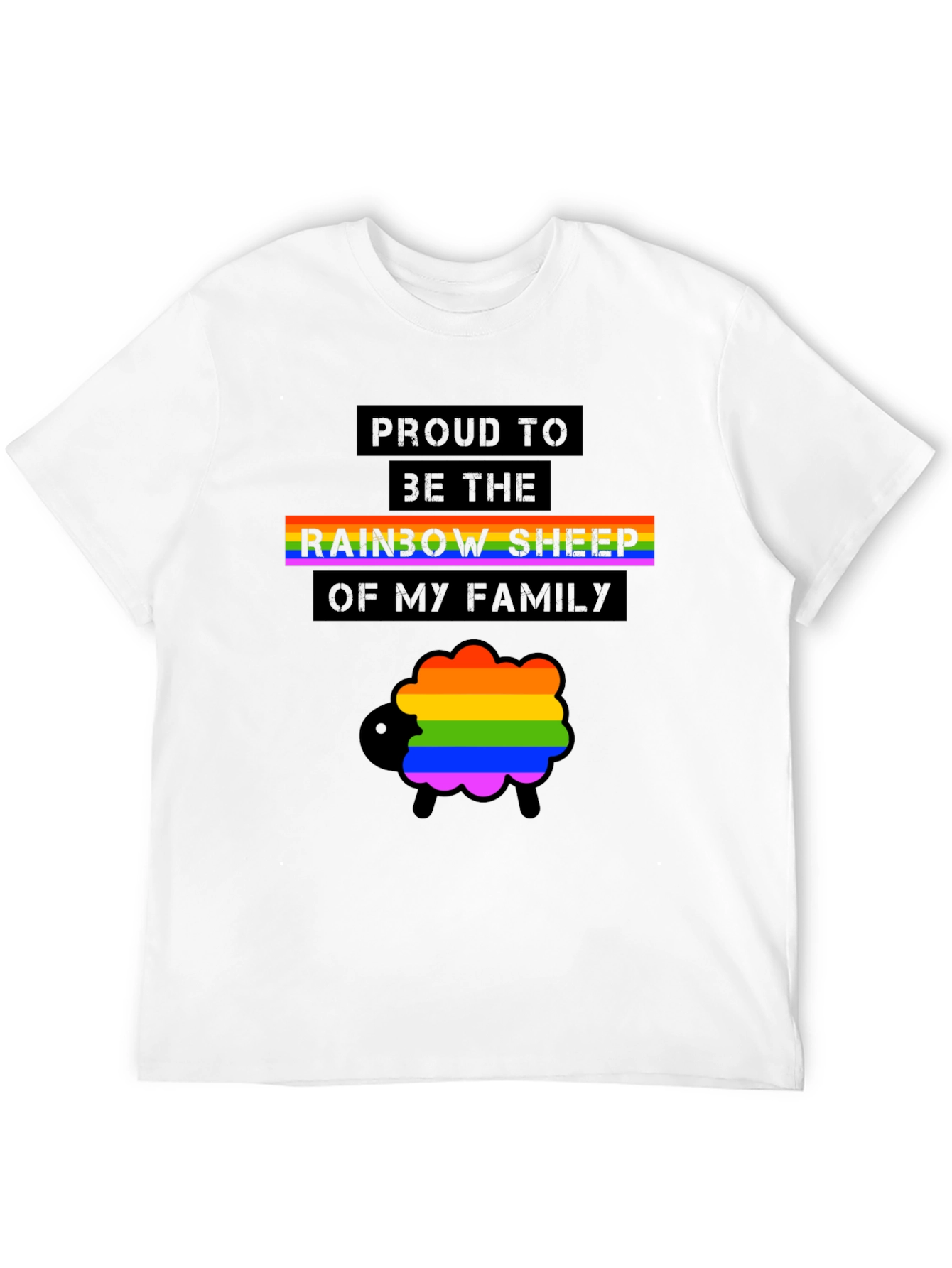 Rainbow Sheep Pride T-Shirt