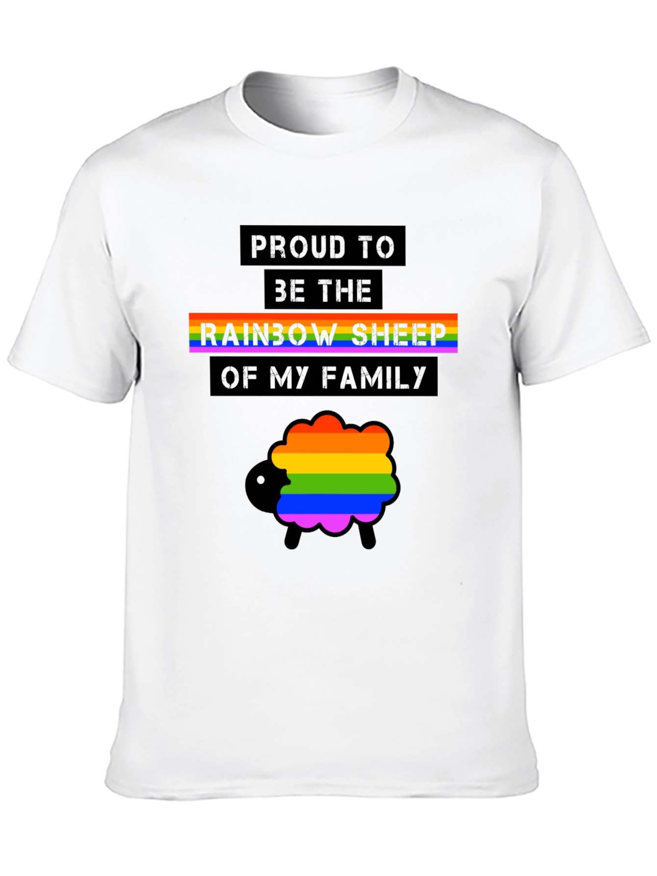 Rainbow Sheep Pride T-Shirt