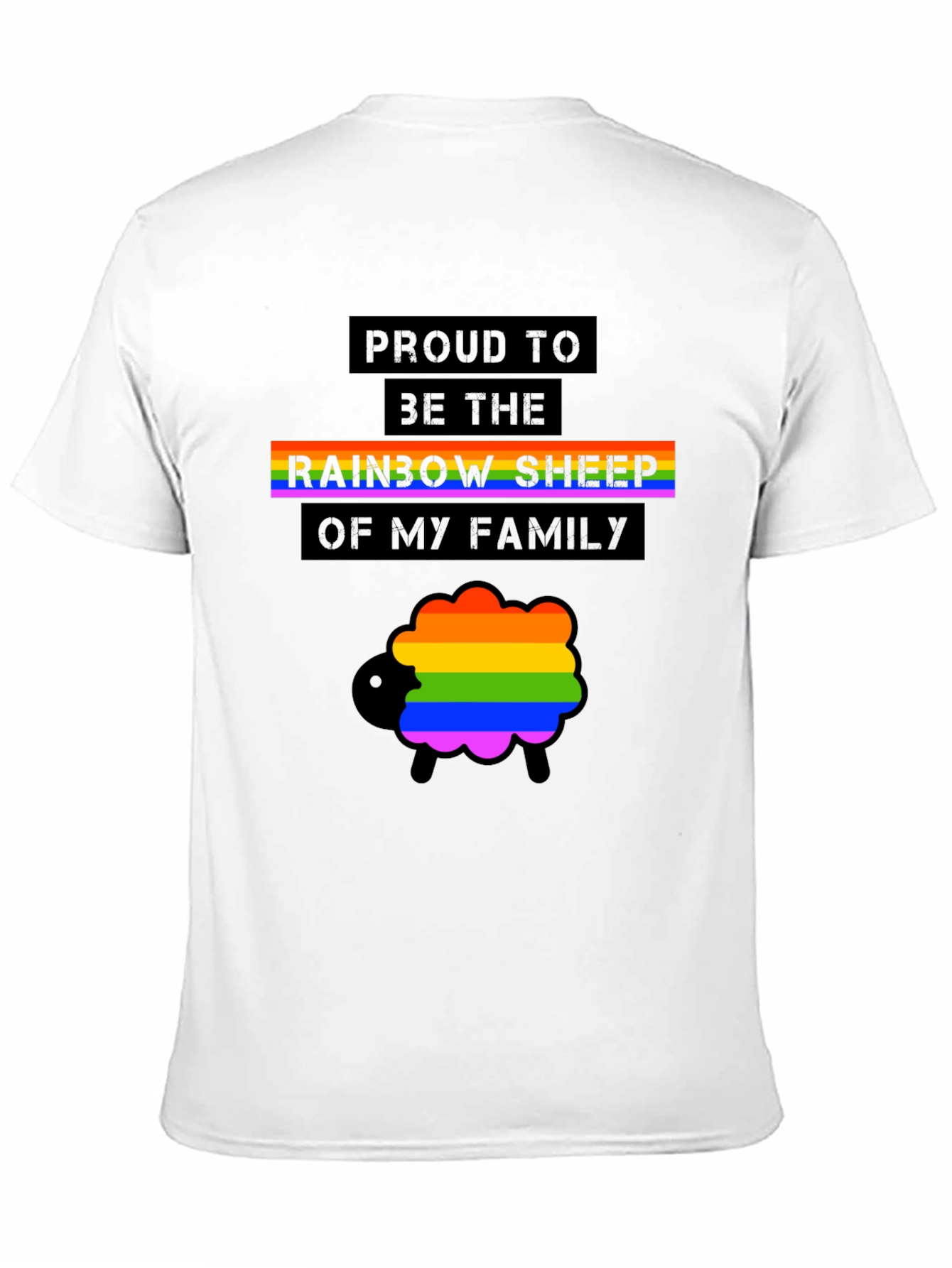 Rainbow Sheep Pride T-Shirt