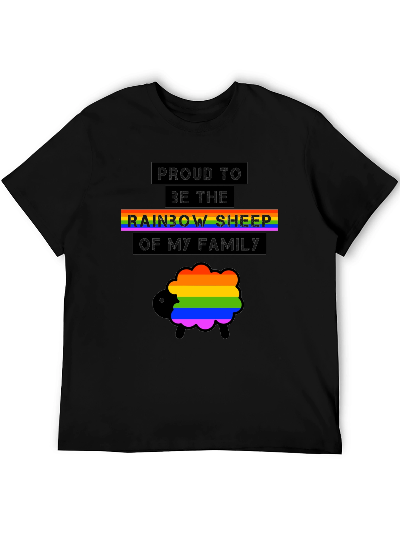 Rainbow Sheep Pride T-Shirt