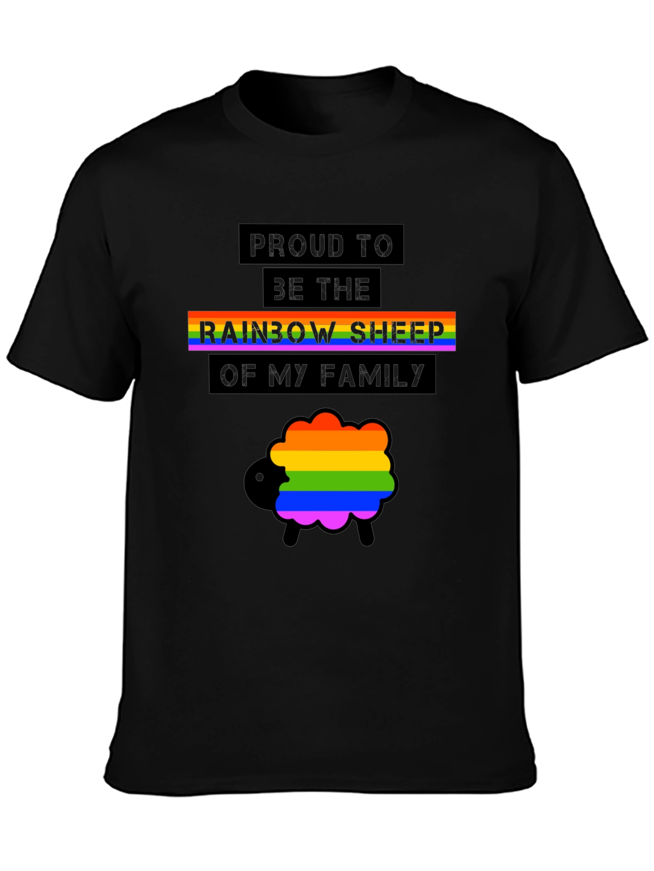 Rainbow Sheep Pride T-Shirt