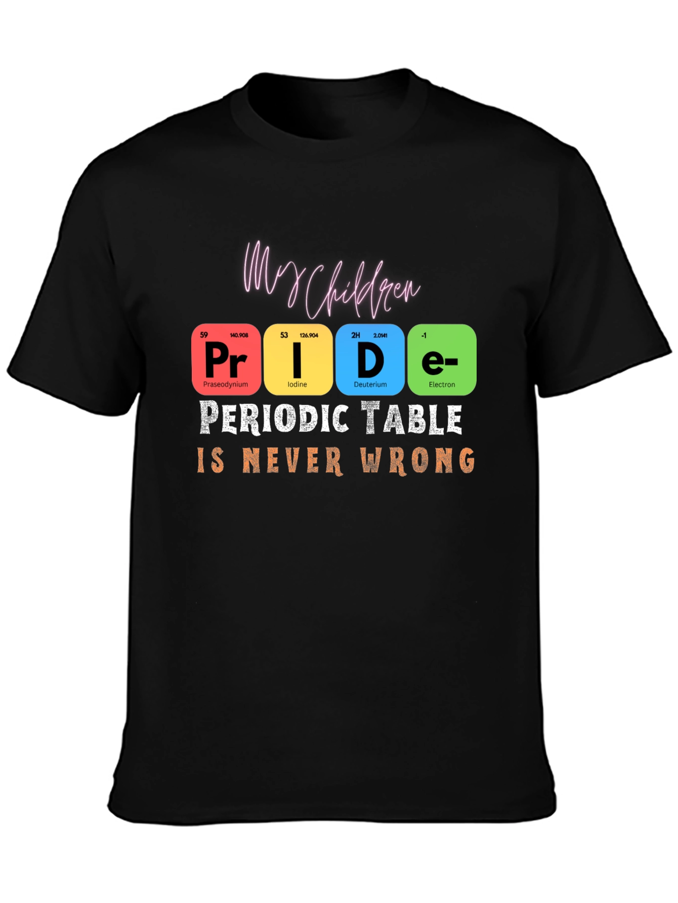 Periodic Table Pride Graphic T-Shirt