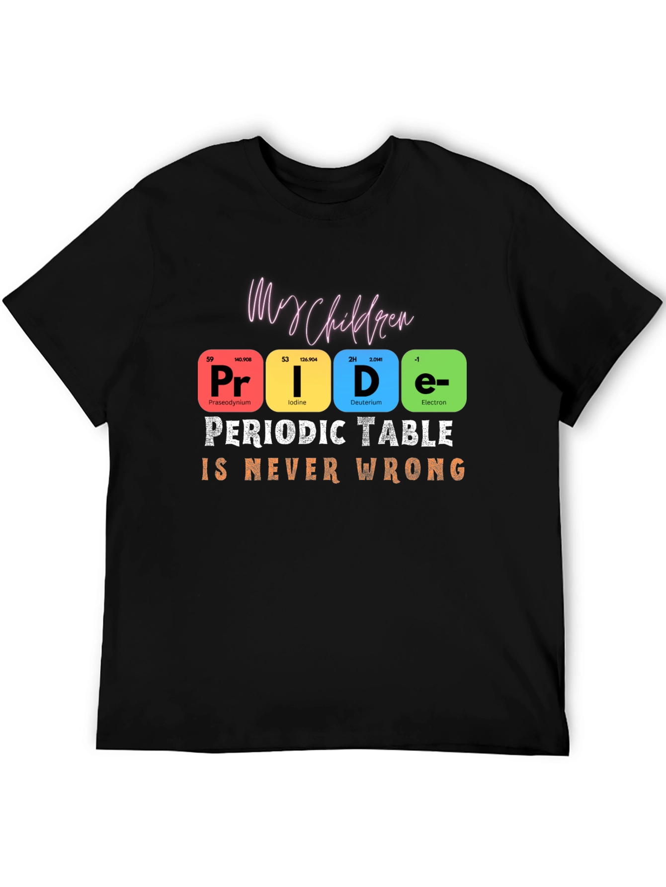 Periodic Table Pride Graphic T-Shirt