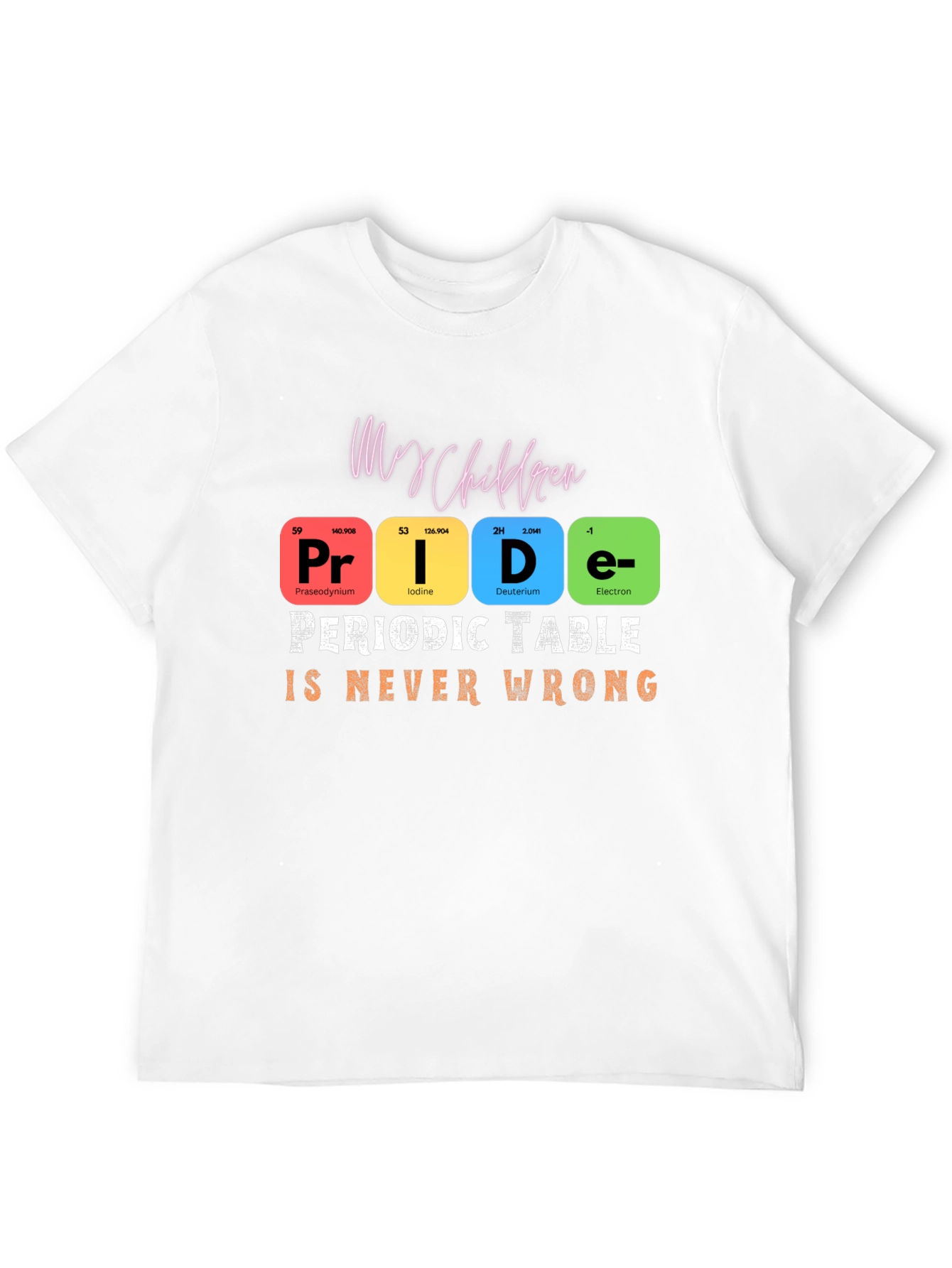 Periodic Table Pride Graphic T-Shirt