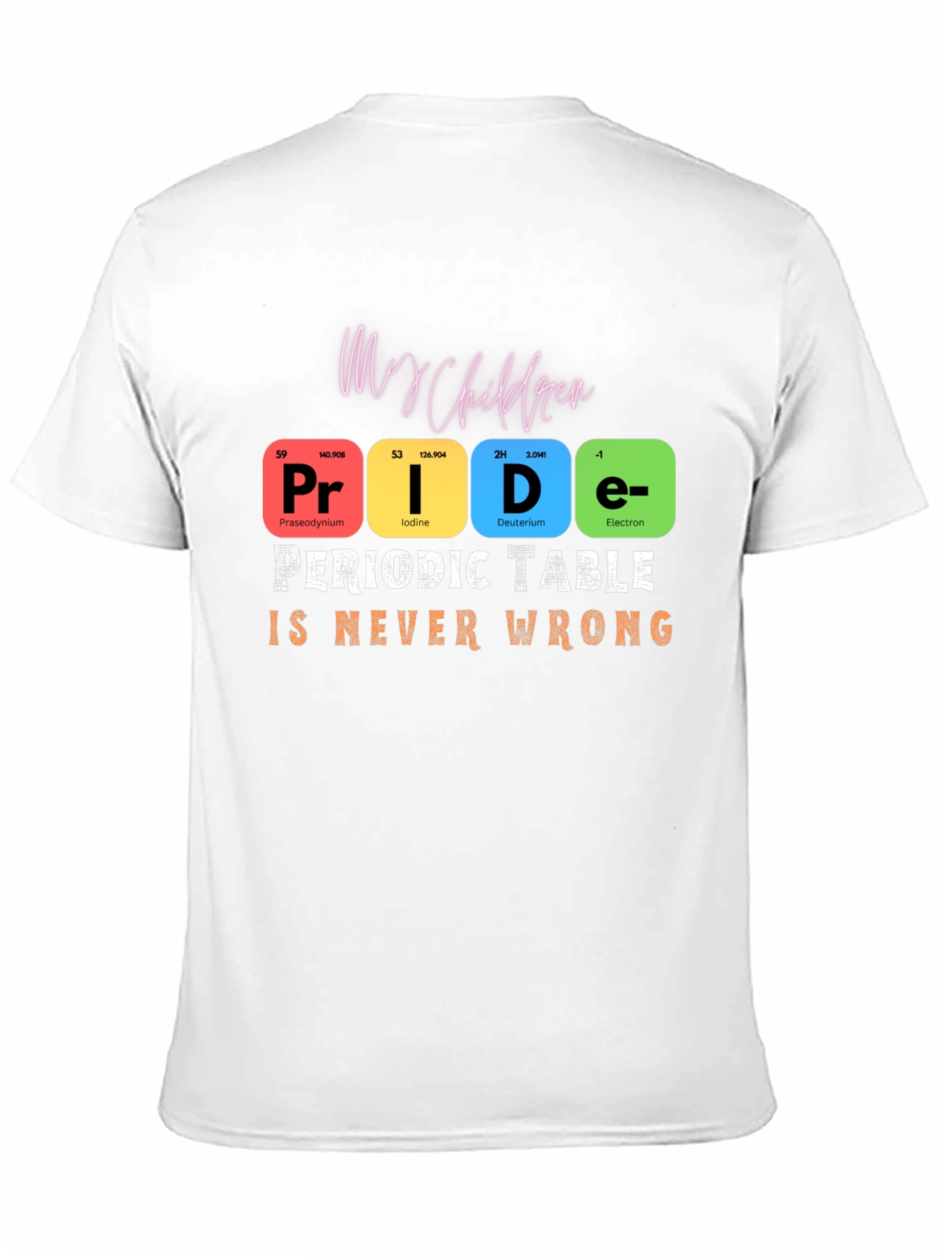 Periodic Table Pride Graphic T-Shirt
