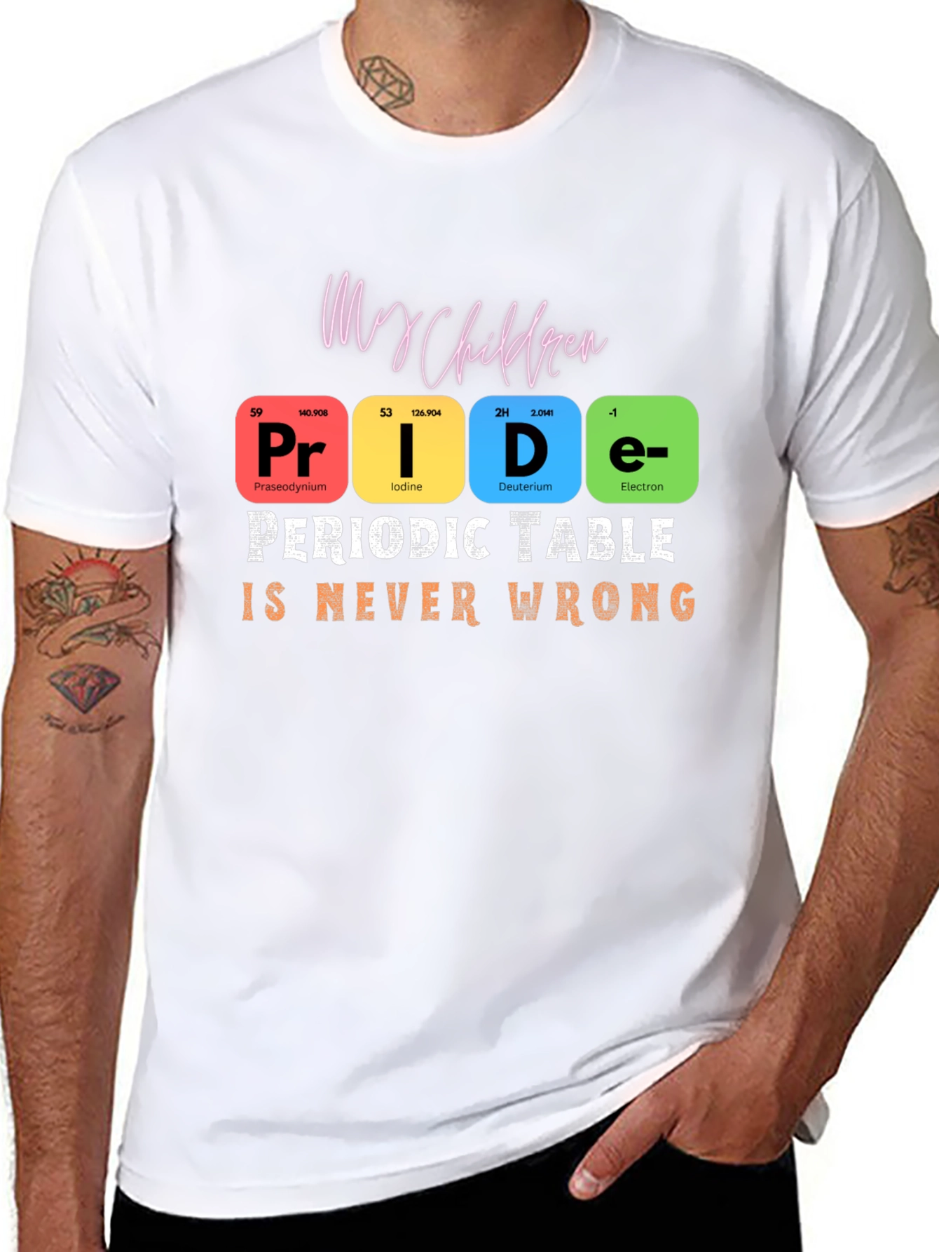Periodic Table Pride Graphic T-Shirt