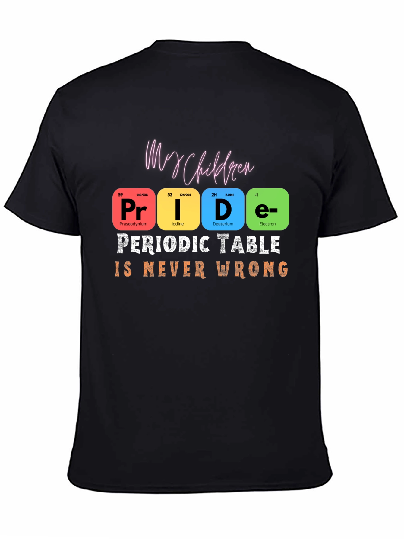 Periodic Table Pride Graphic T-Shirt