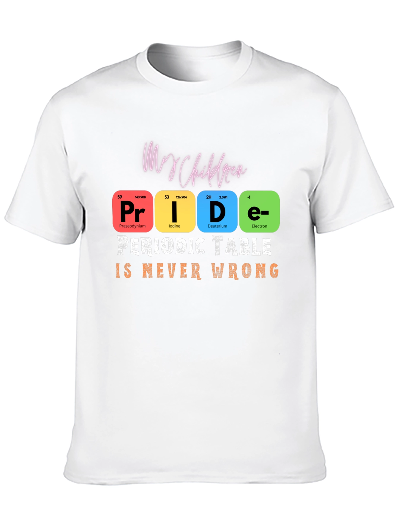 Periodic Table Pride Graphic T-Shirt