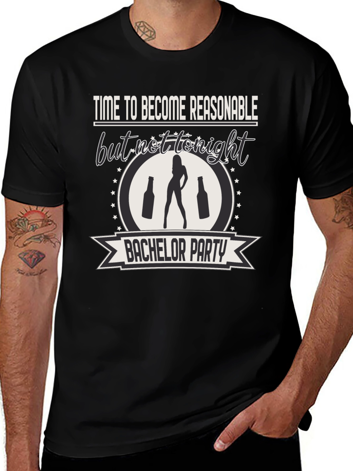 Bachelor Party Tee: Time to Become Unreasonable!