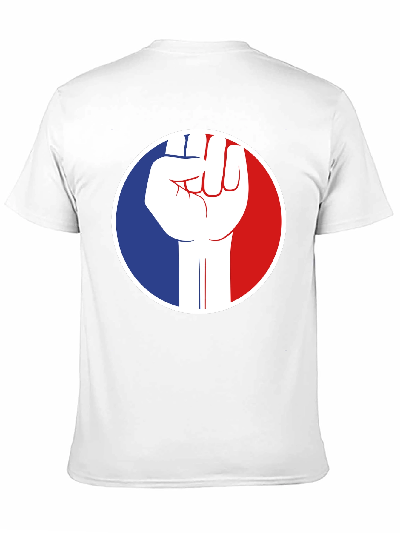 French Fist Graphic Tee - Black Cotton T-Shirt