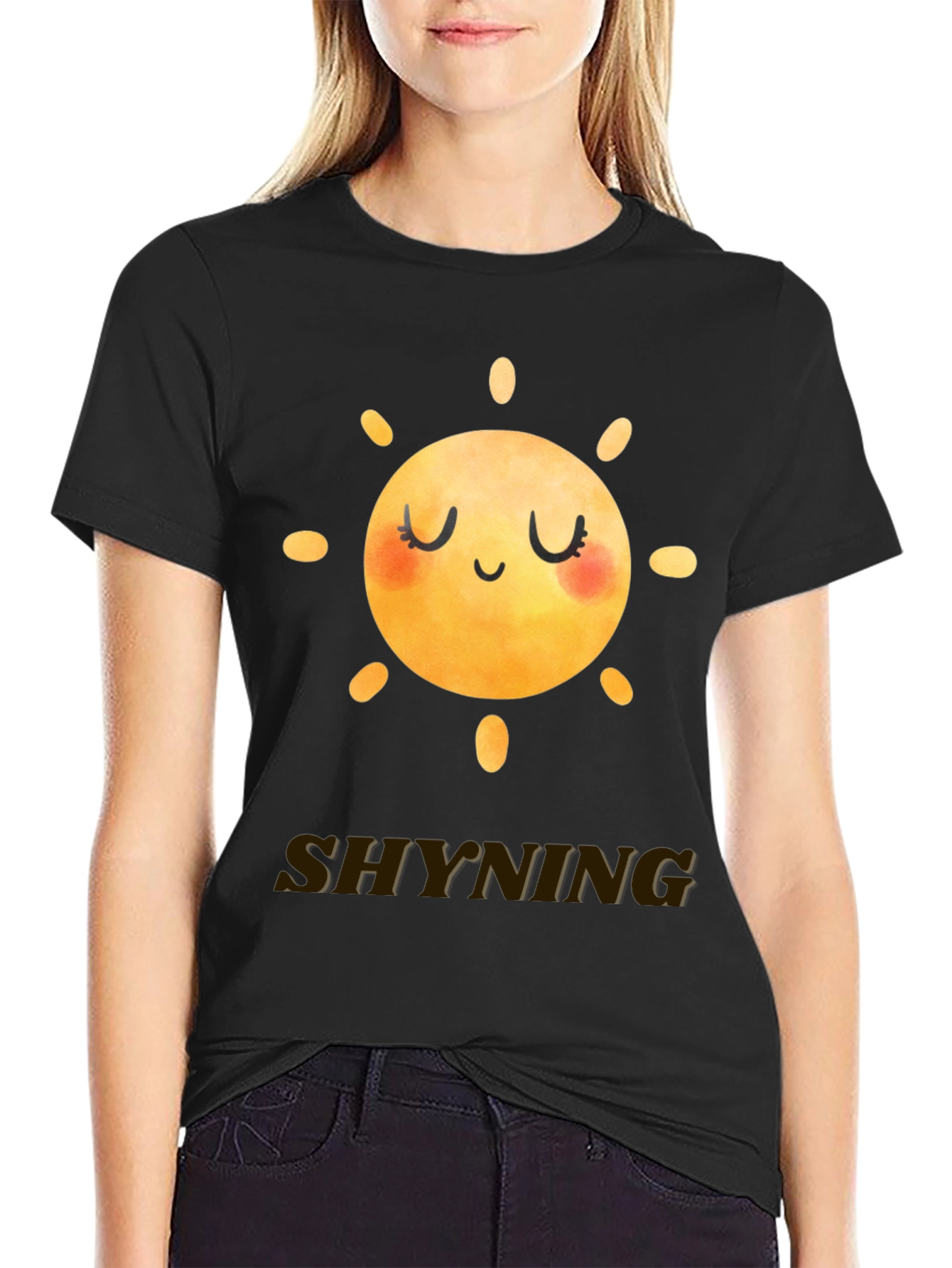 Cute Smiling Sun Graphic Tee