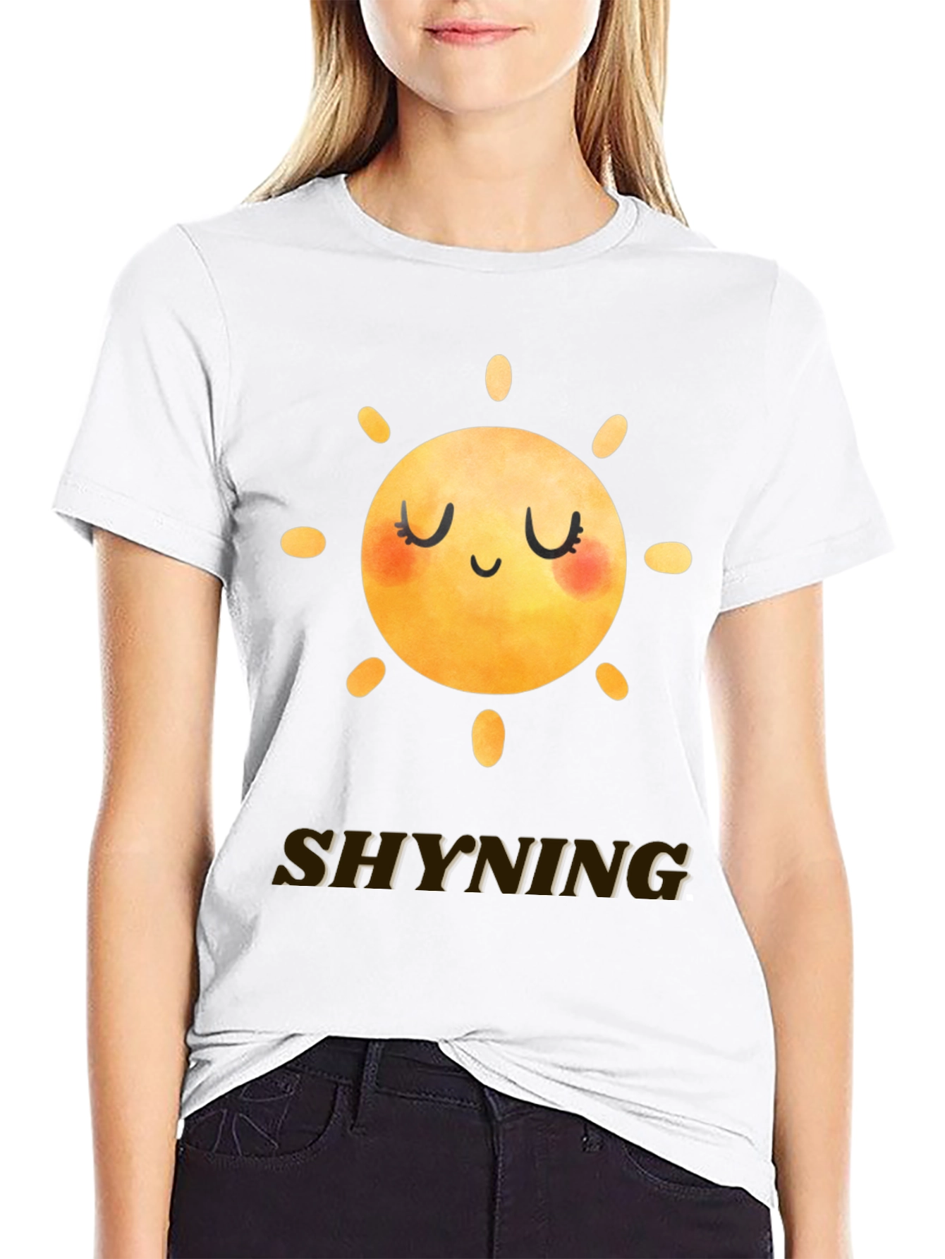 Cute Smiling Sun Graphic Tee