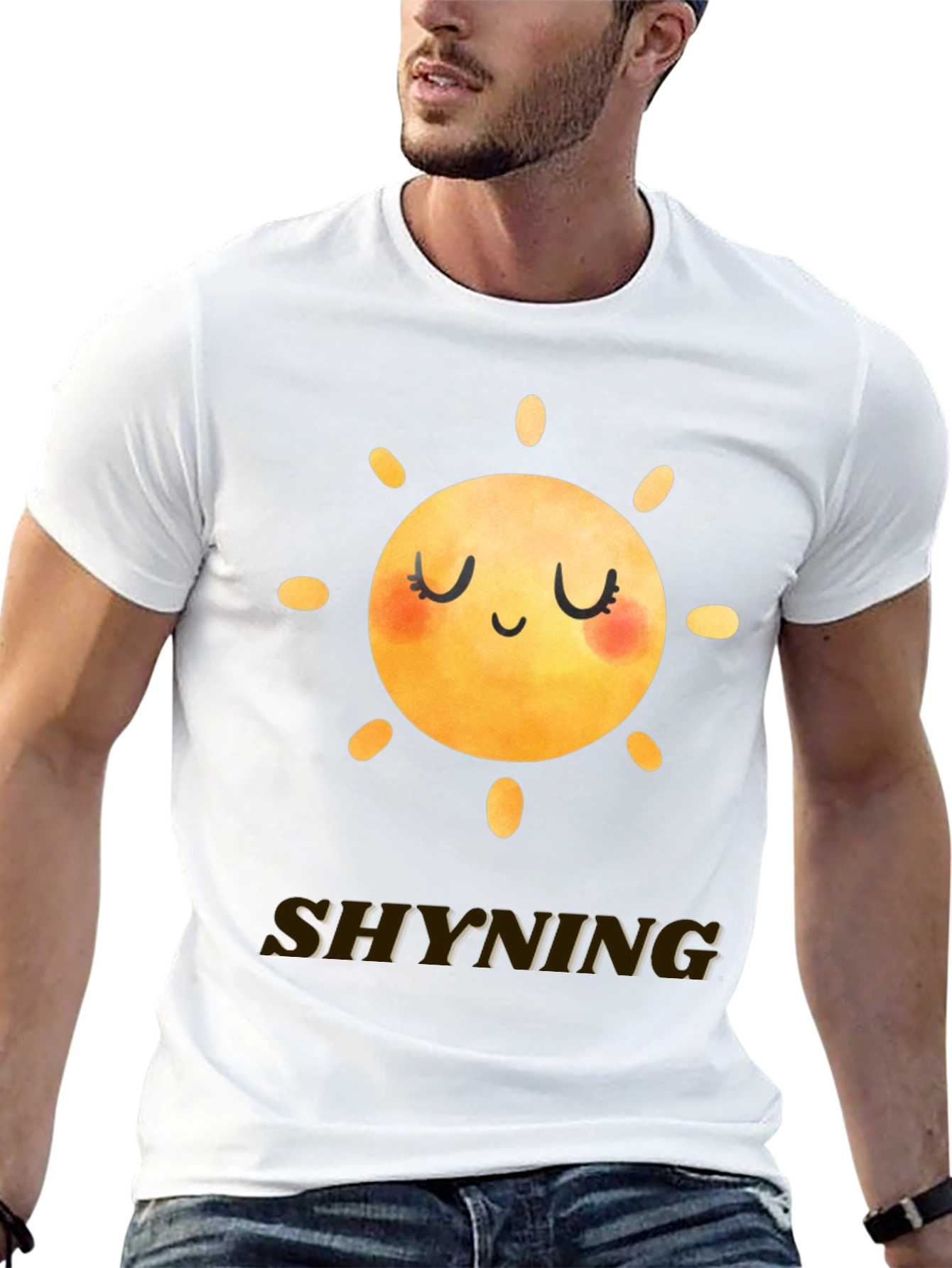 Cute Smiling Sun Graphic Tee