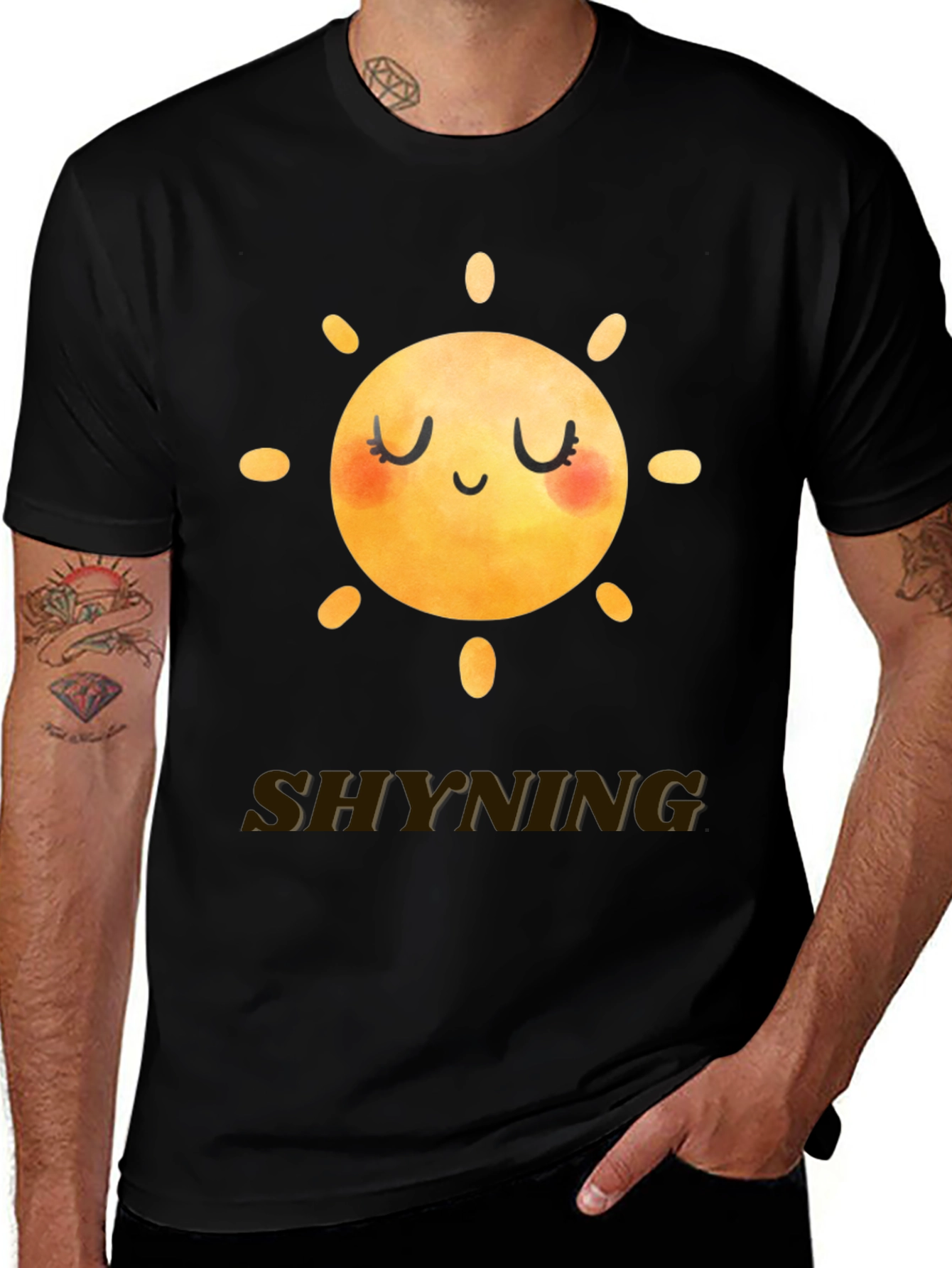 Cute Smiling Sun Graphic Tee