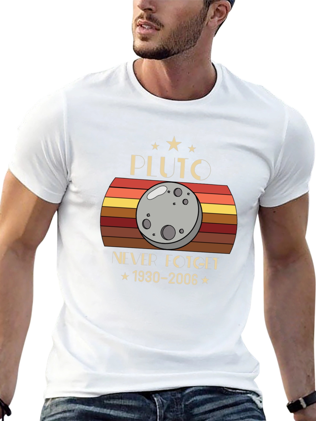 Pluto Never Forget 1930-2006 Graphic T-Shirt