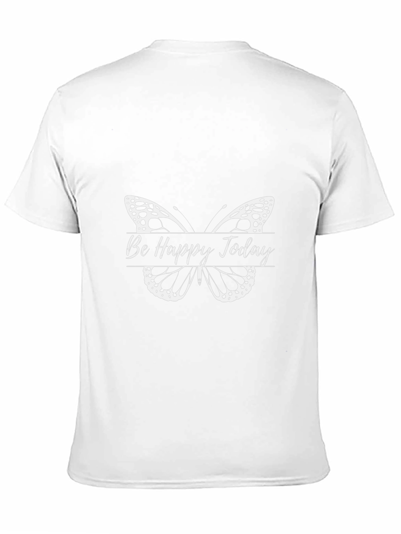 Be Happy Today Butterfly Graphic Tee