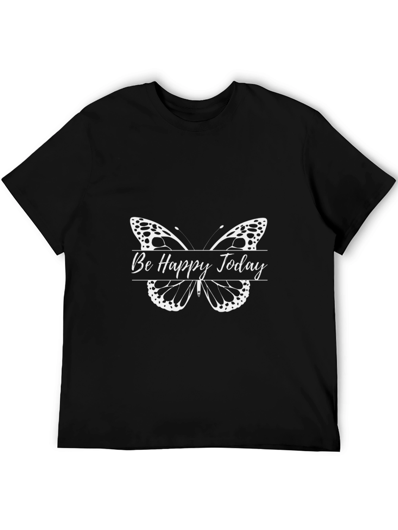 Be Happy Today Butterfly Graphic Tee