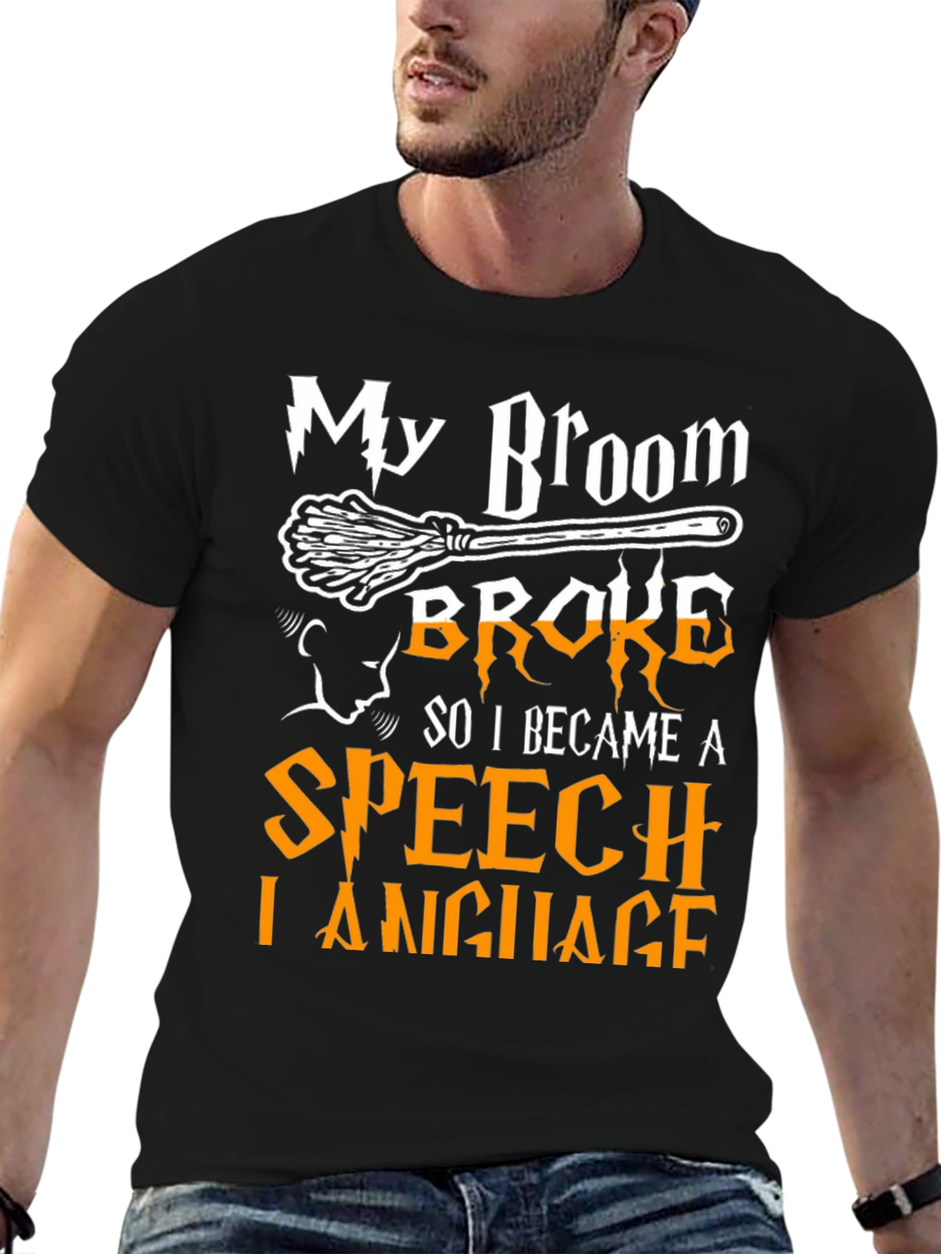 Funny Halloween Speech Language T-Shirt