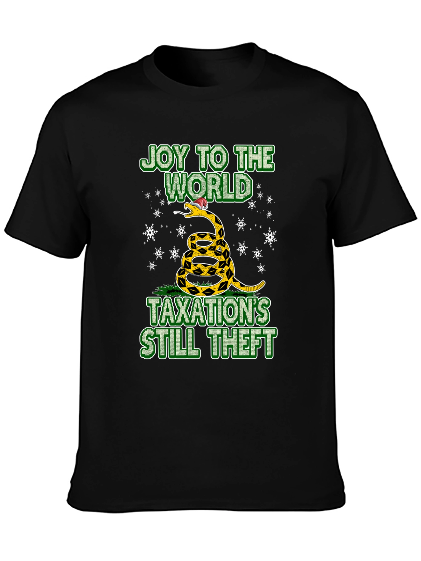 Joy to the World Taxations Still Theft T-Shirt