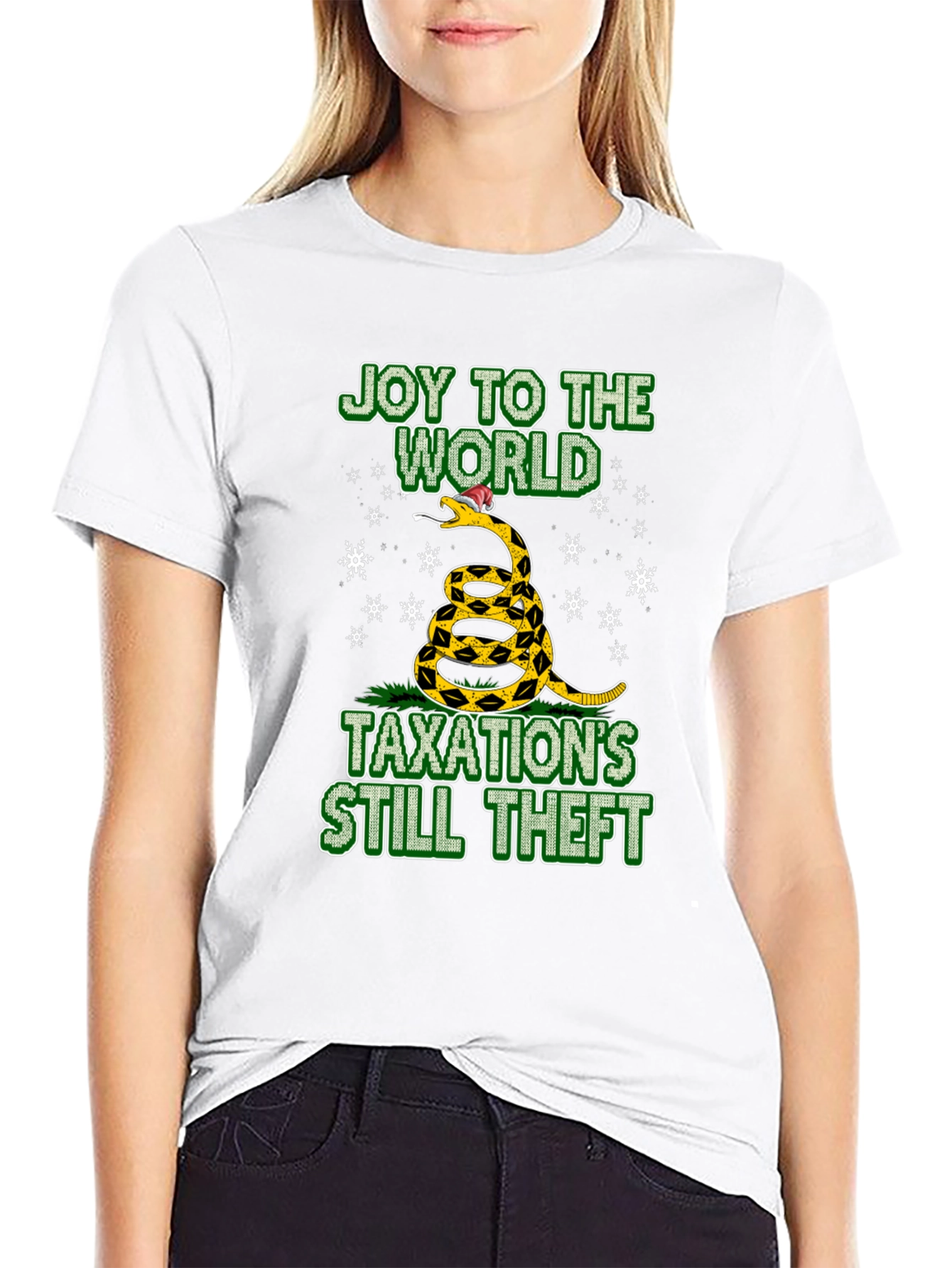 Joy to the World Taxations Still Theft T-Shirt
