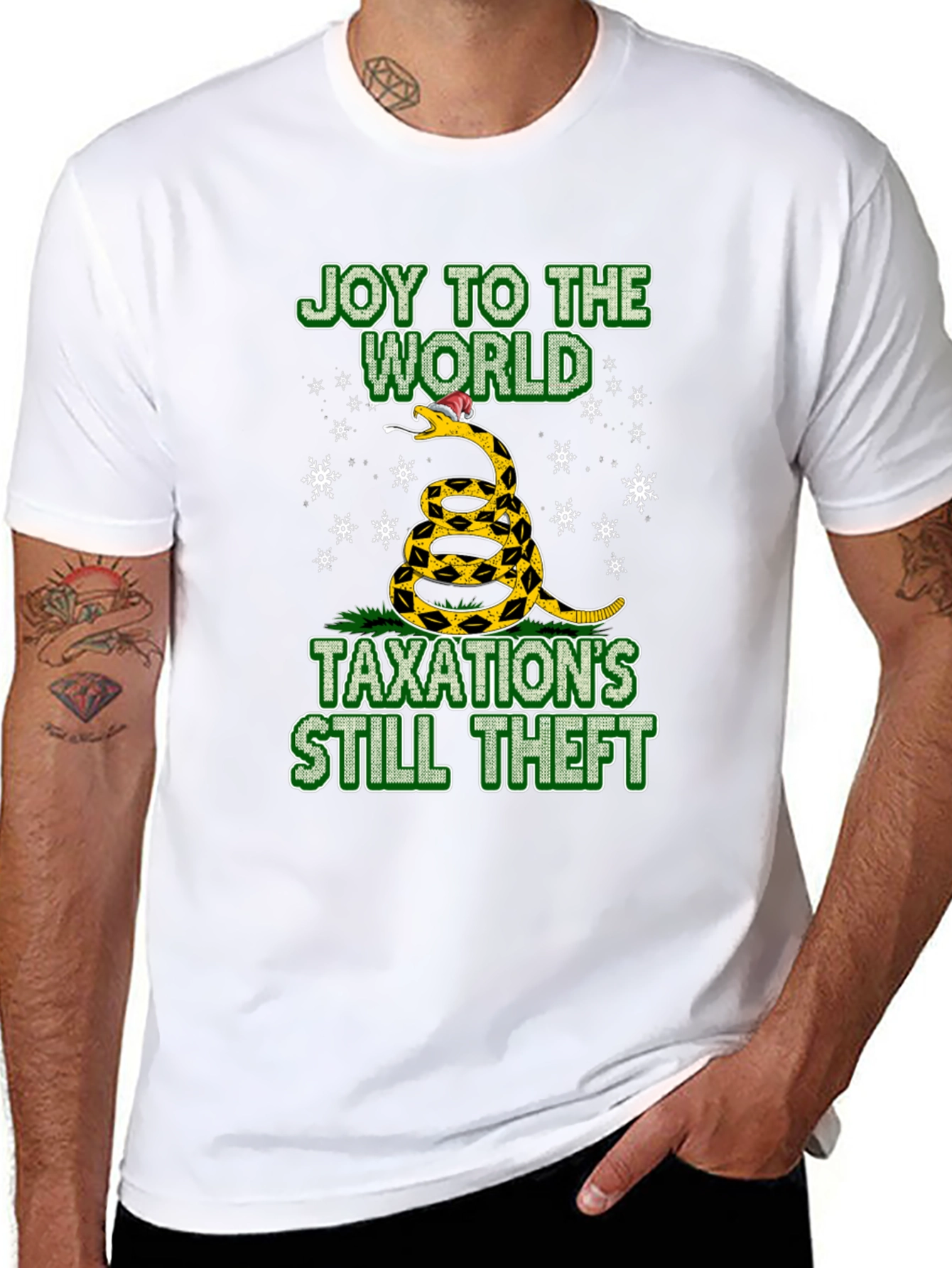 Joy to the World Taxations Still Theft T-Shirt