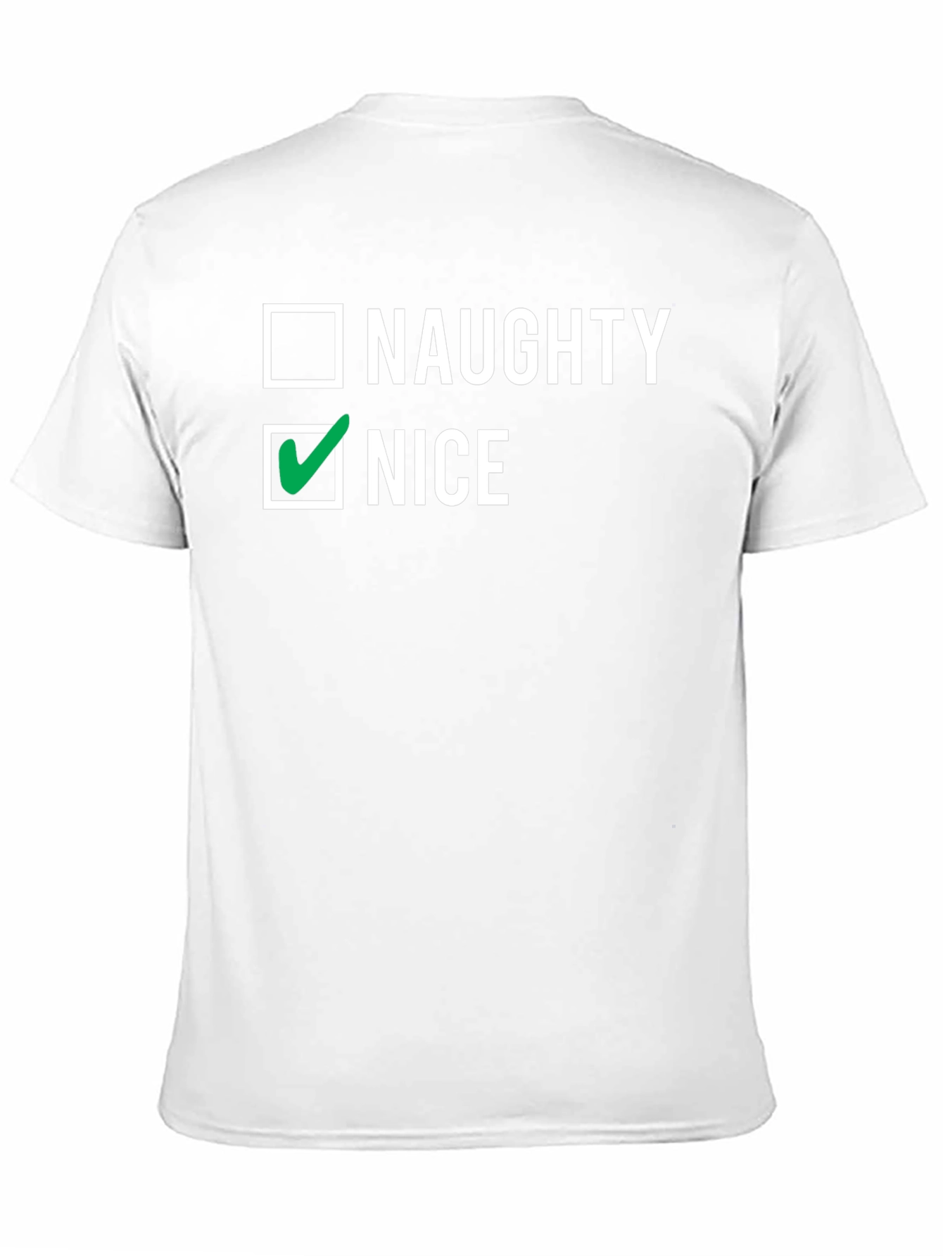 Naughty or Nice Checkbox Graphic Tee