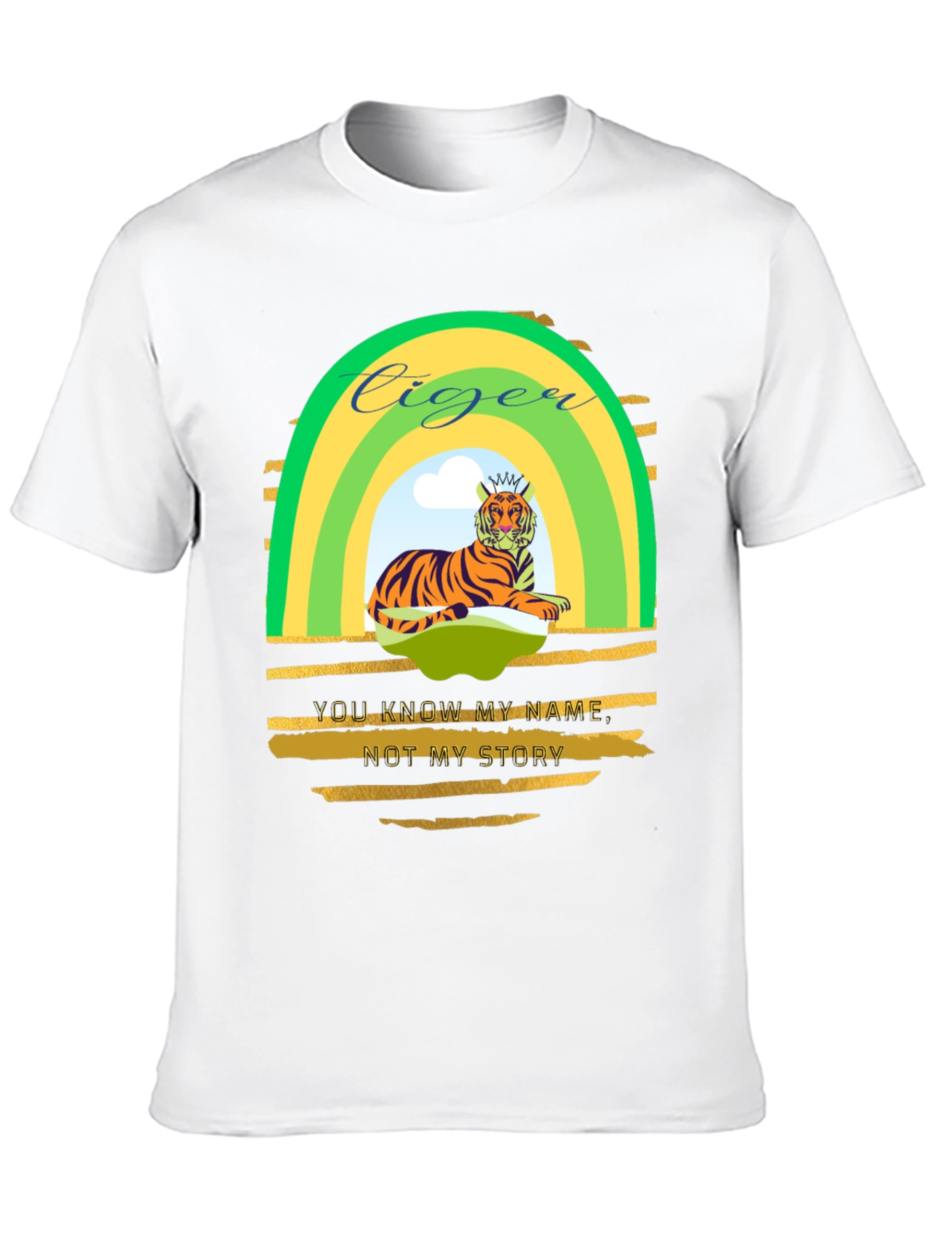 Ciger Tiger Graphic Tee - Mens Black T-Shirt