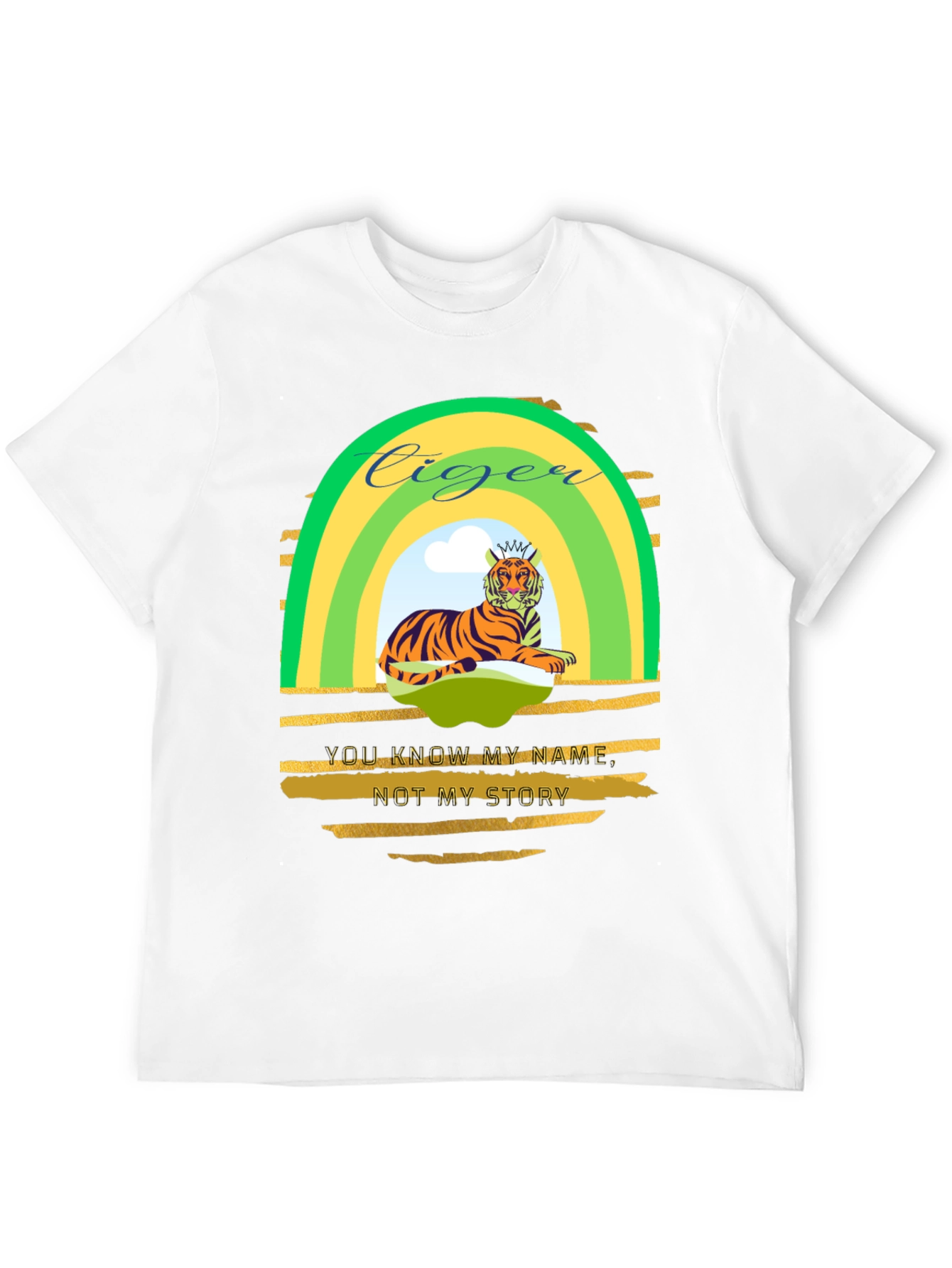 Ciger Tiger Graphic Tee - Mens Black T-Shirt