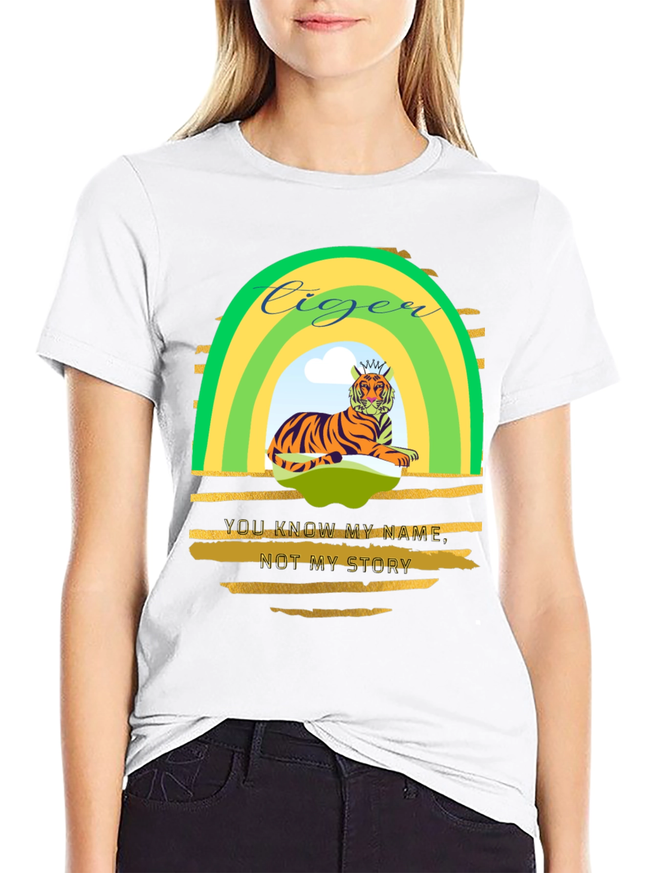 Ciger Tiger Graphic Tee - Mens Black T-Shirt