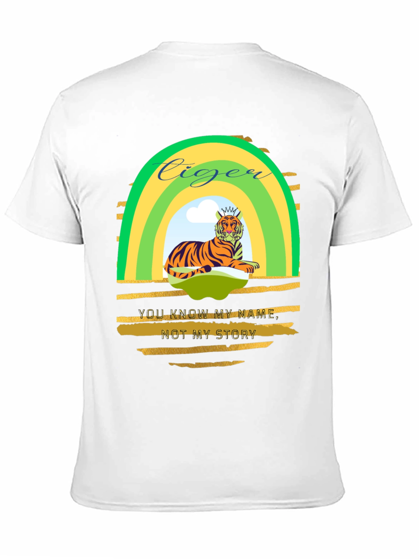 Ciger Tiger Graphic Tee - Mens Black T-Shirt