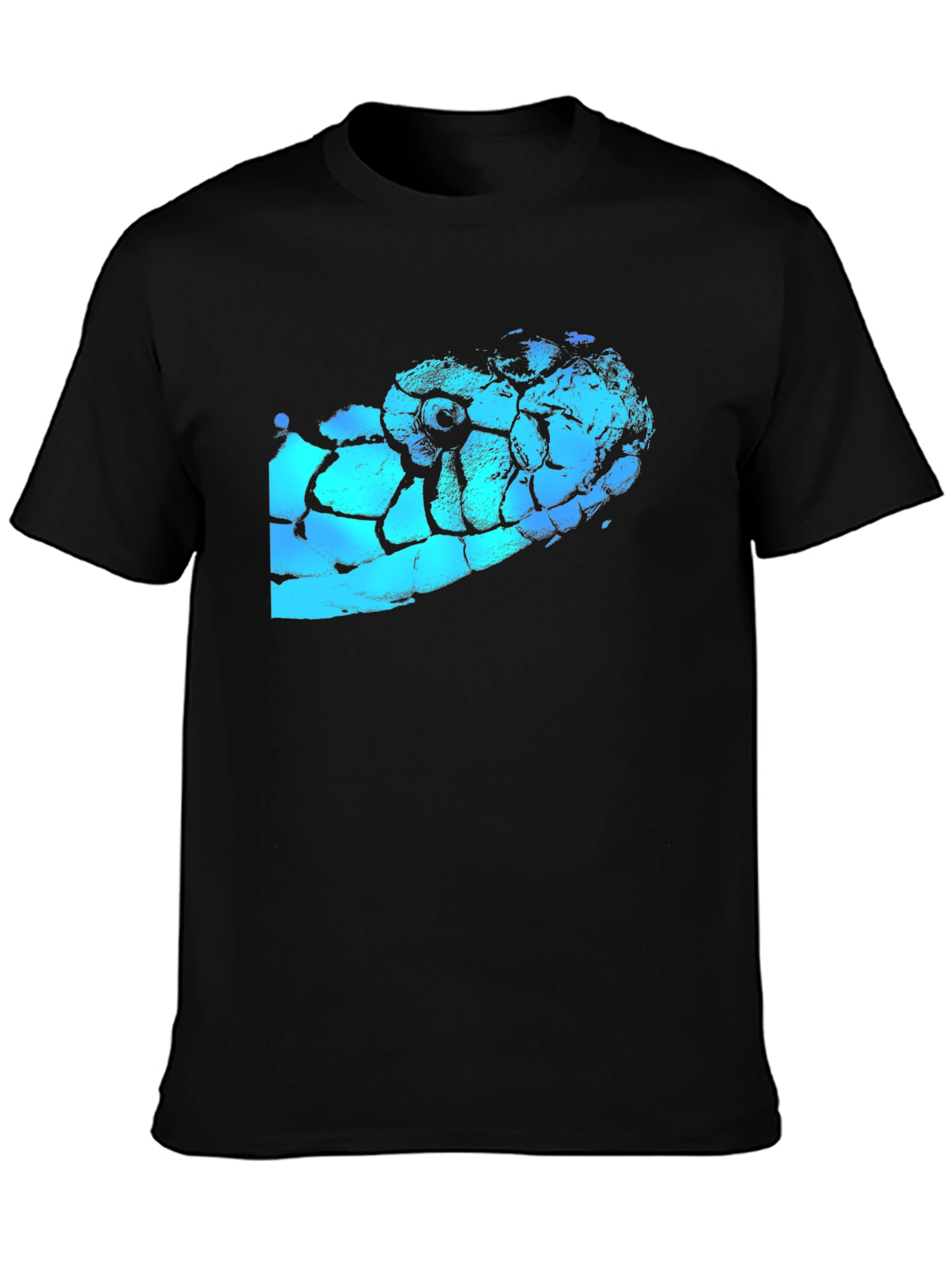 Snake Head Graphic Black T-Shirt