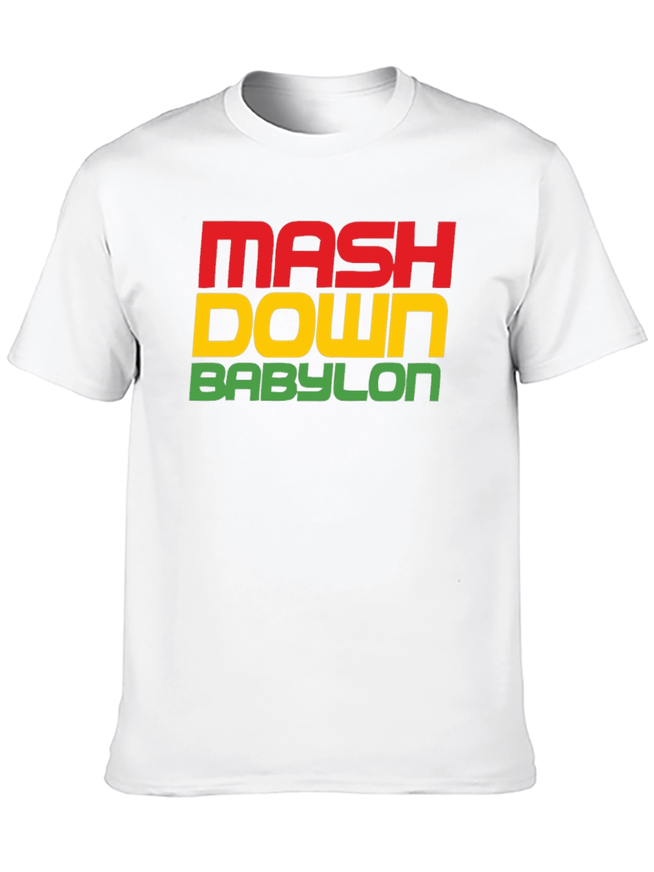 Mash Down Babylon Rasta T-Shirt - Black