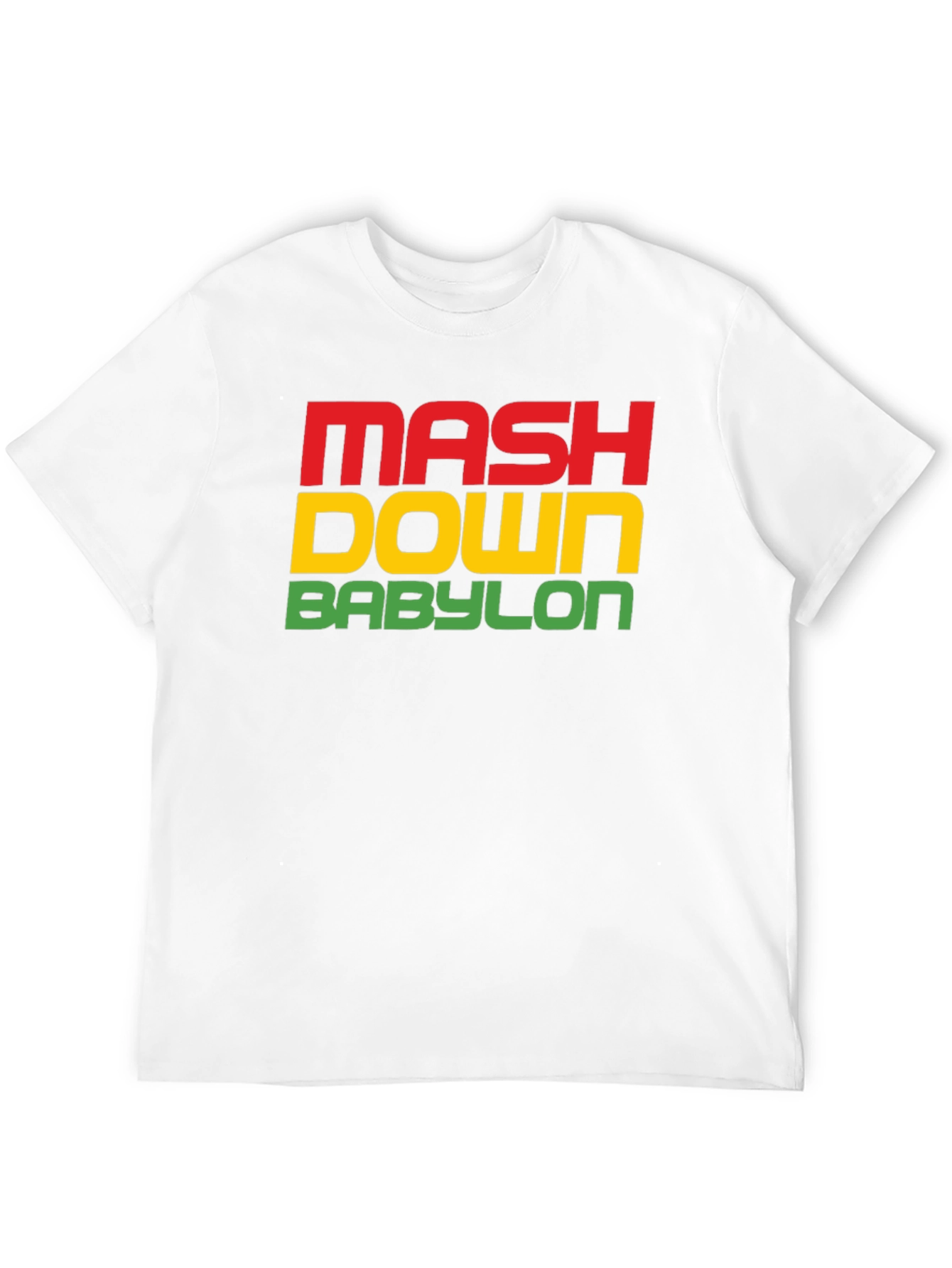 Mash Down Babylon Rasta T-Shirt - Black