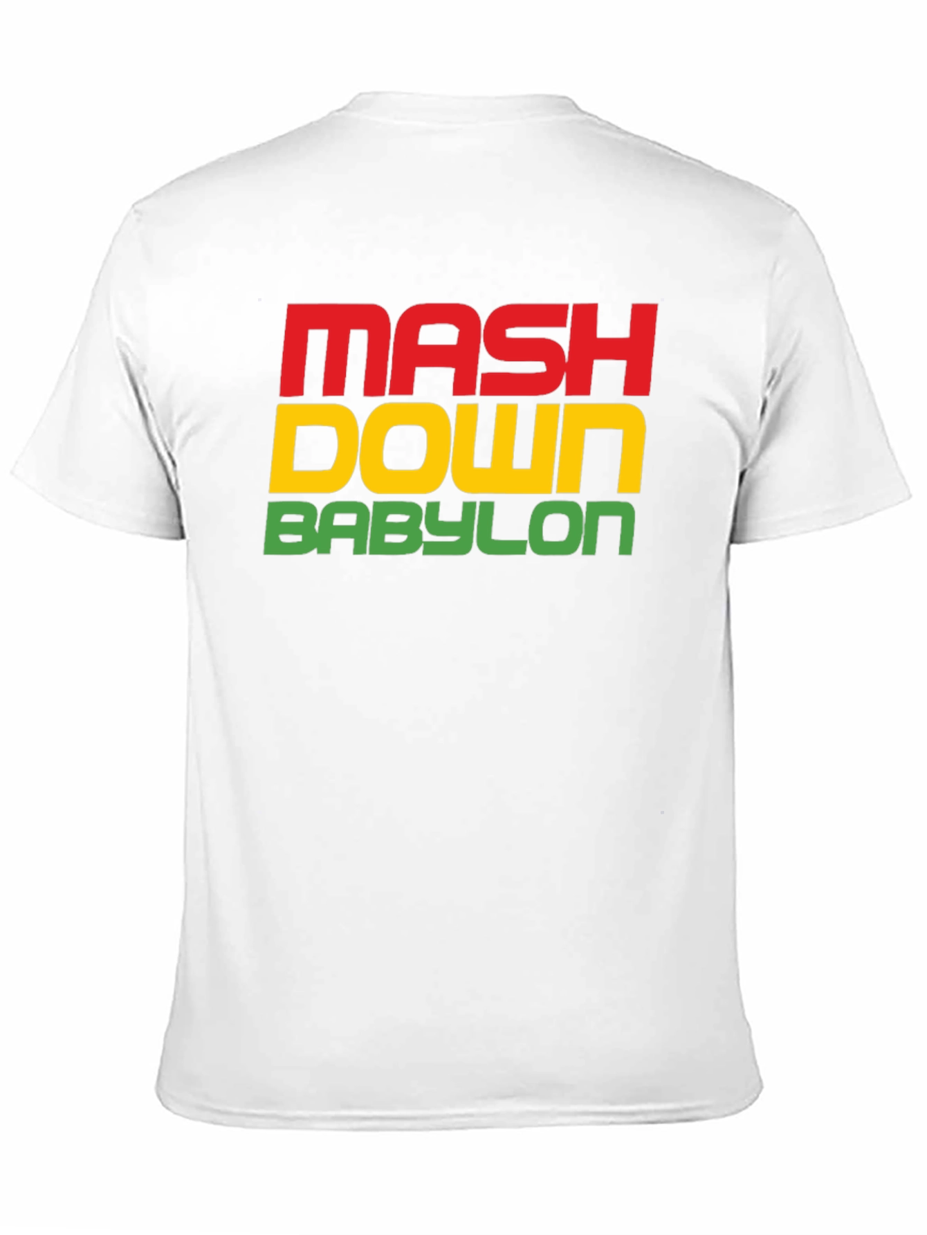 Mash Down Babylon Rasta T-Shirt - Black