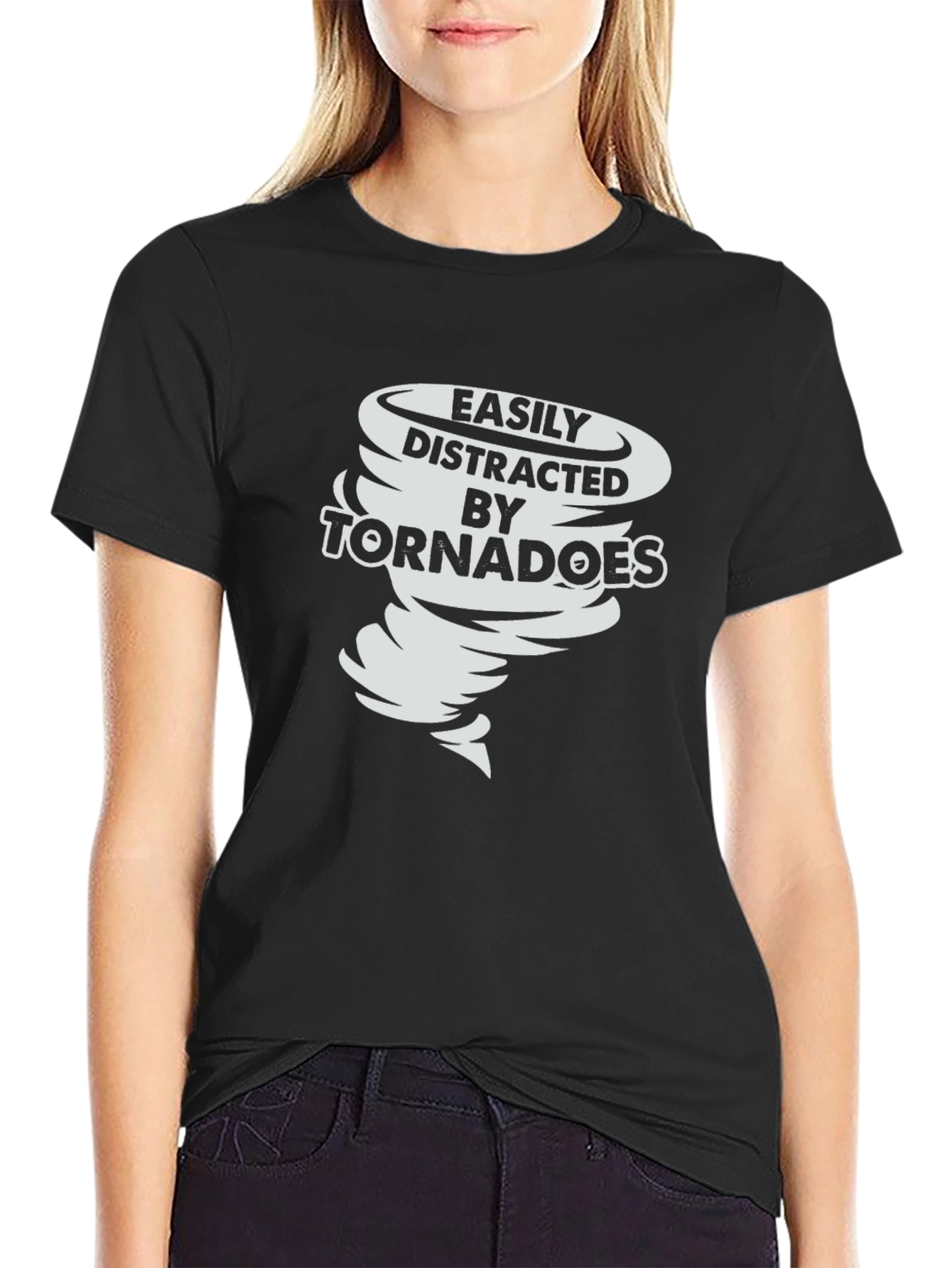 Easily Distracted by Tornadoes Graphic Tee