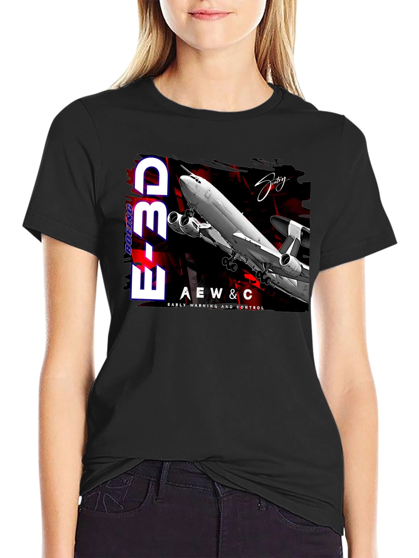 Boeing E-3D AEW&C T-Shirt - Early Warning & Control