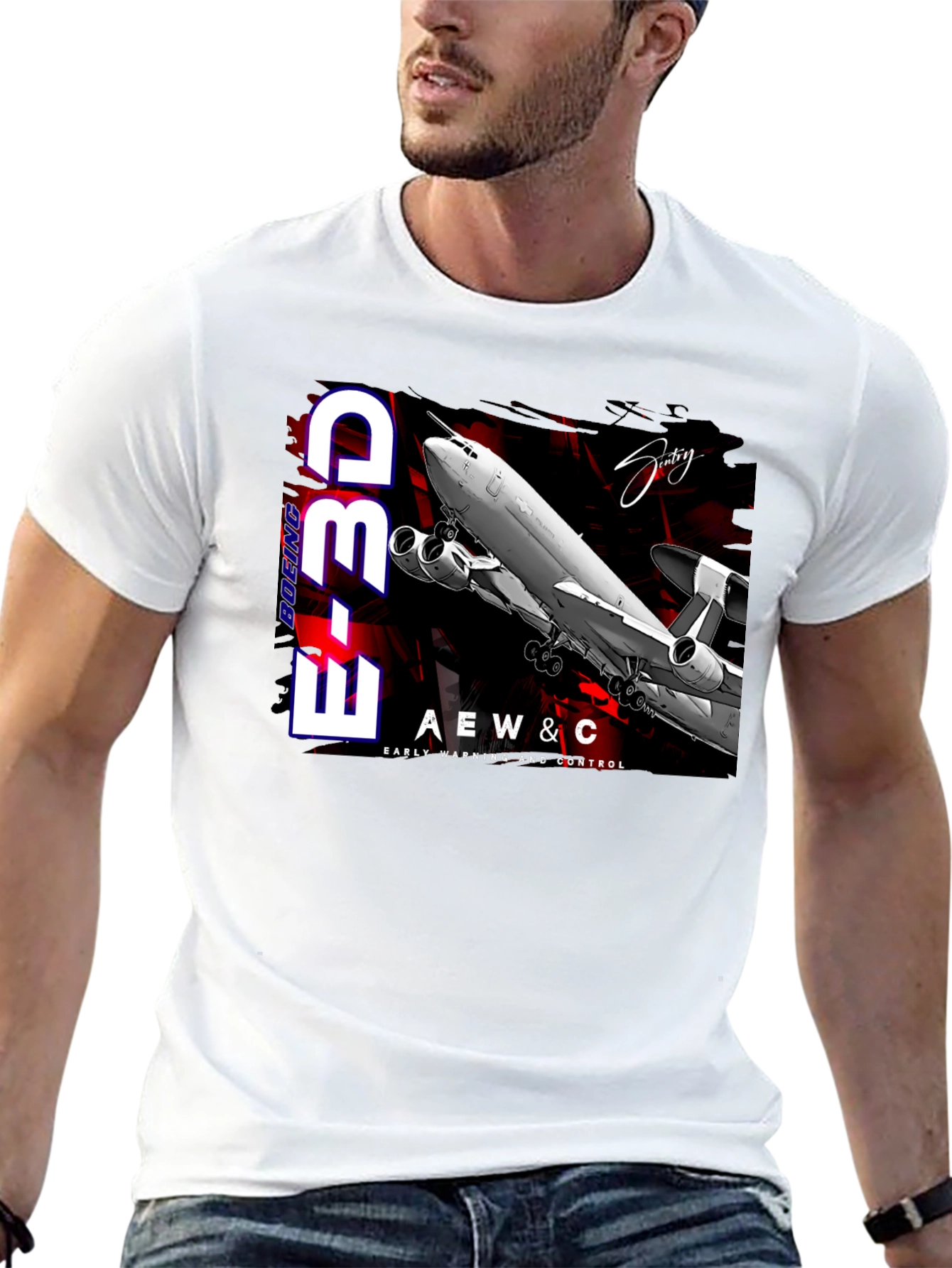 Boeing E-3D AEW&C T-Shirt - Early Warning & Control