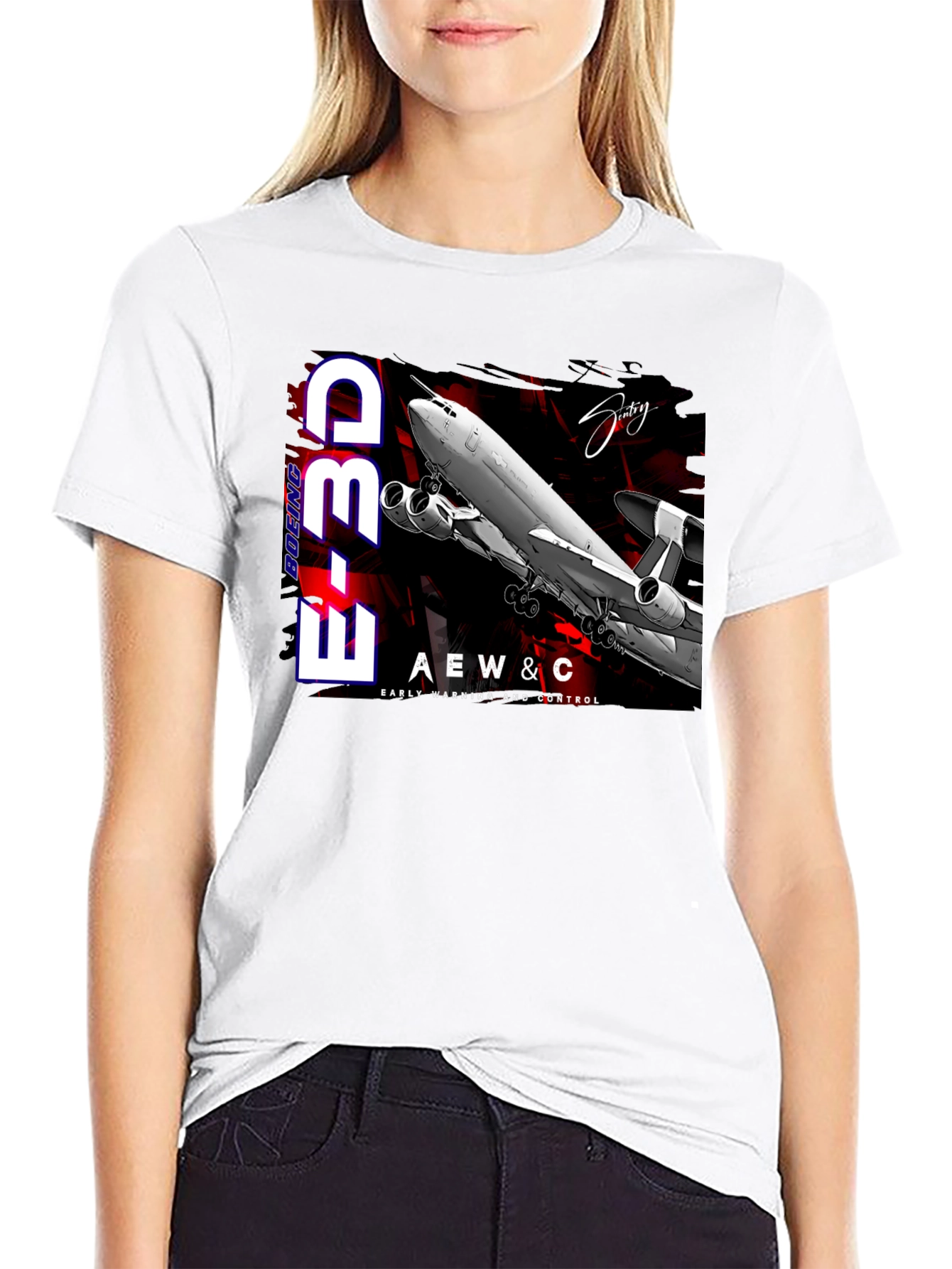 Boeing E-3D AEW&C T-Shirt - Early Warning & Control