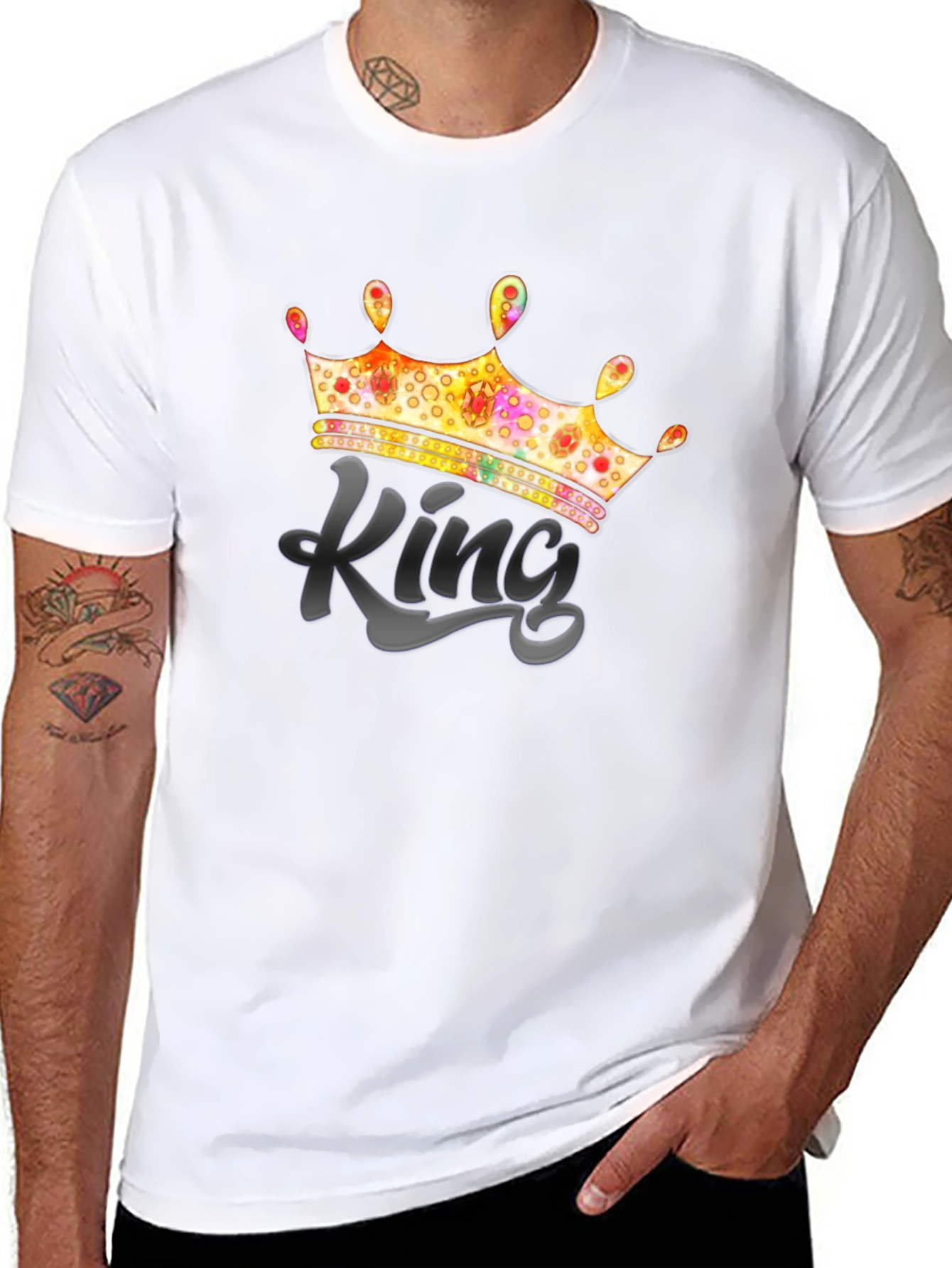 King Crown Graphic T-Shirt - Mens Tee