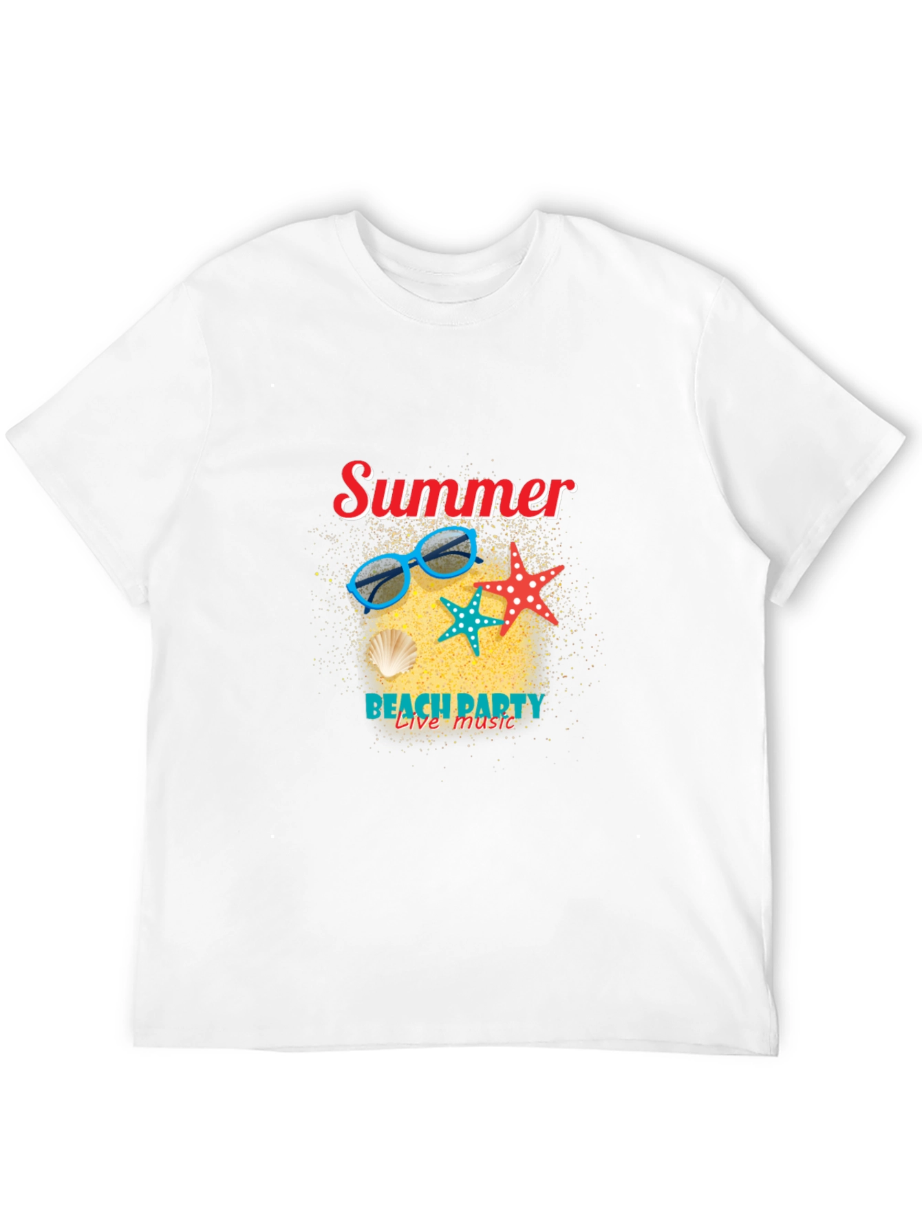 Summer Beach Party T-Shirt - Cool Graphic Tee