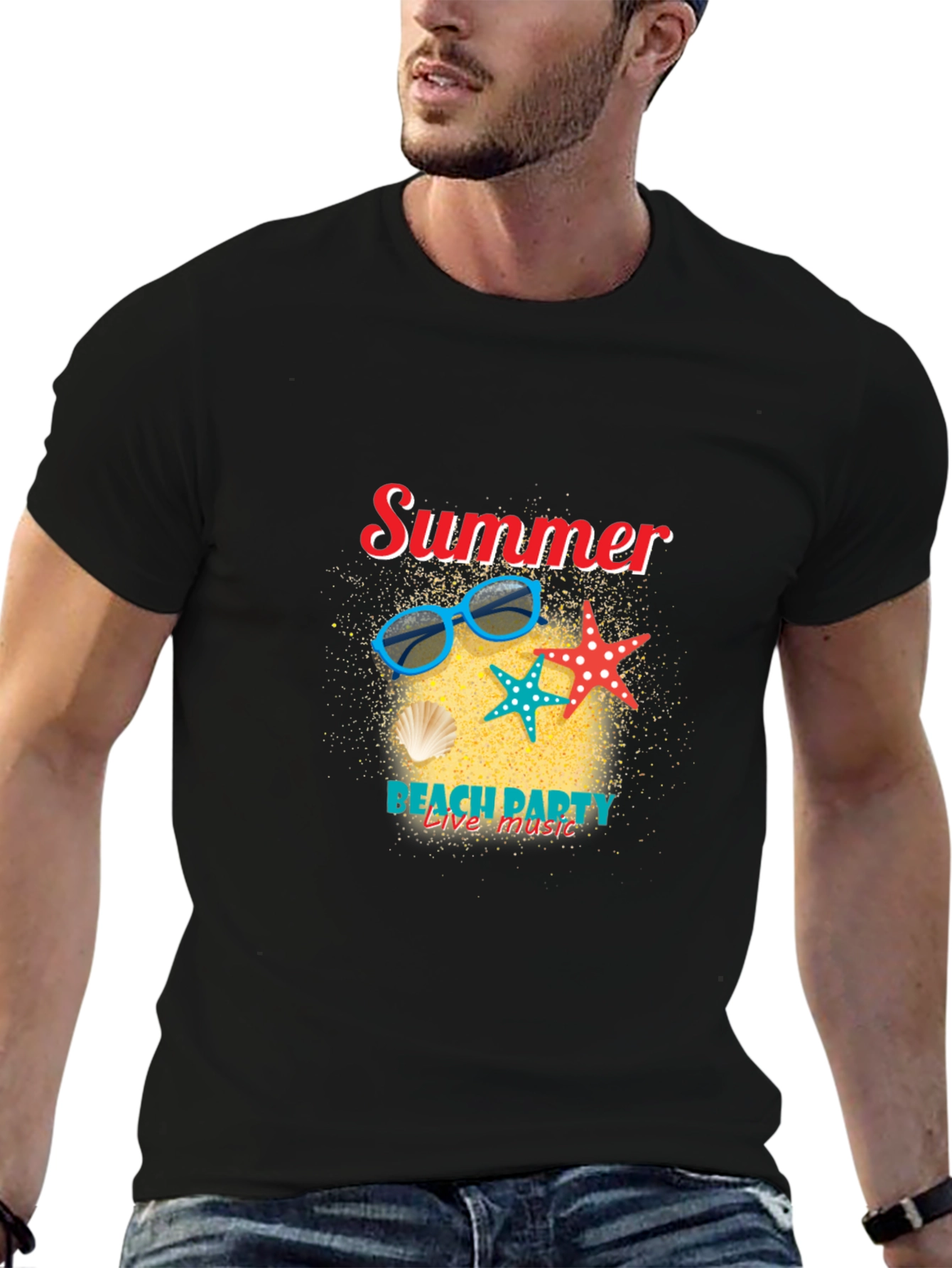 Summer Beach Party T-Shirt - Cool Graphic Tee