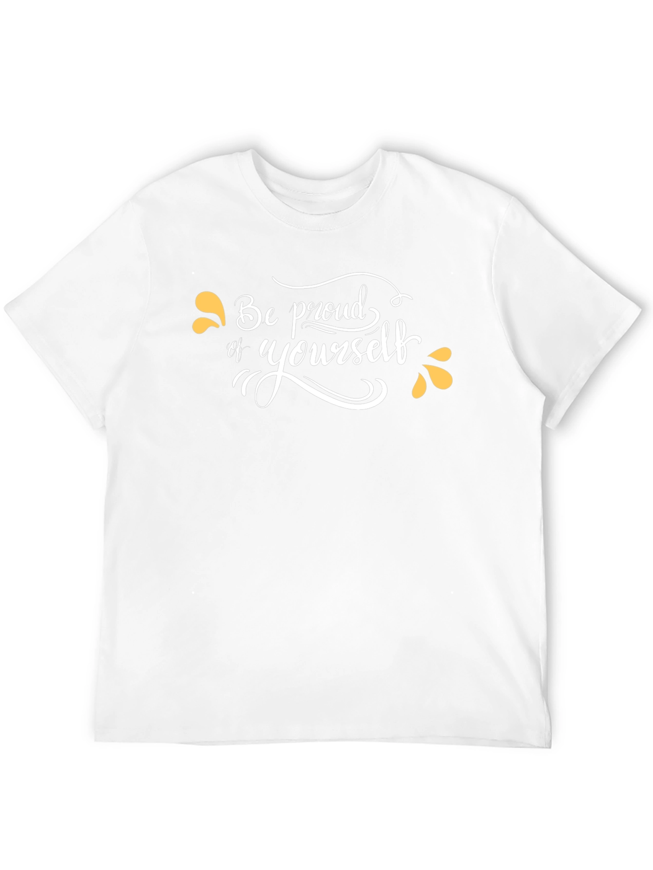 Be Proud of Yourself Black Graphic Tee