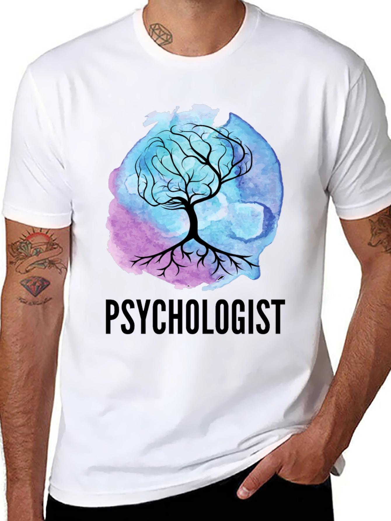 Psychologist Tree of Life Graphic T-Shirt